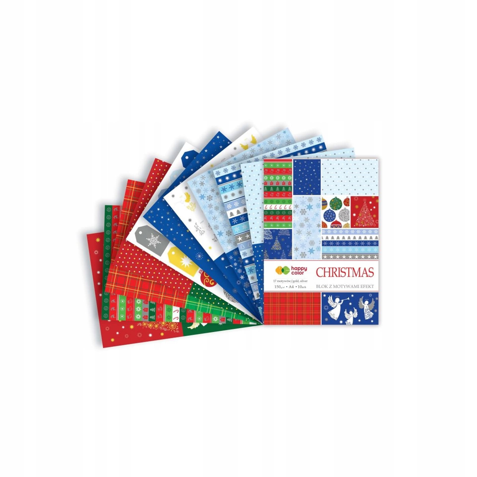

Blok A4 10k 150g 17 motywów z efektami CHRISTMAS HA 3815 2030-X HAPPY COLOR