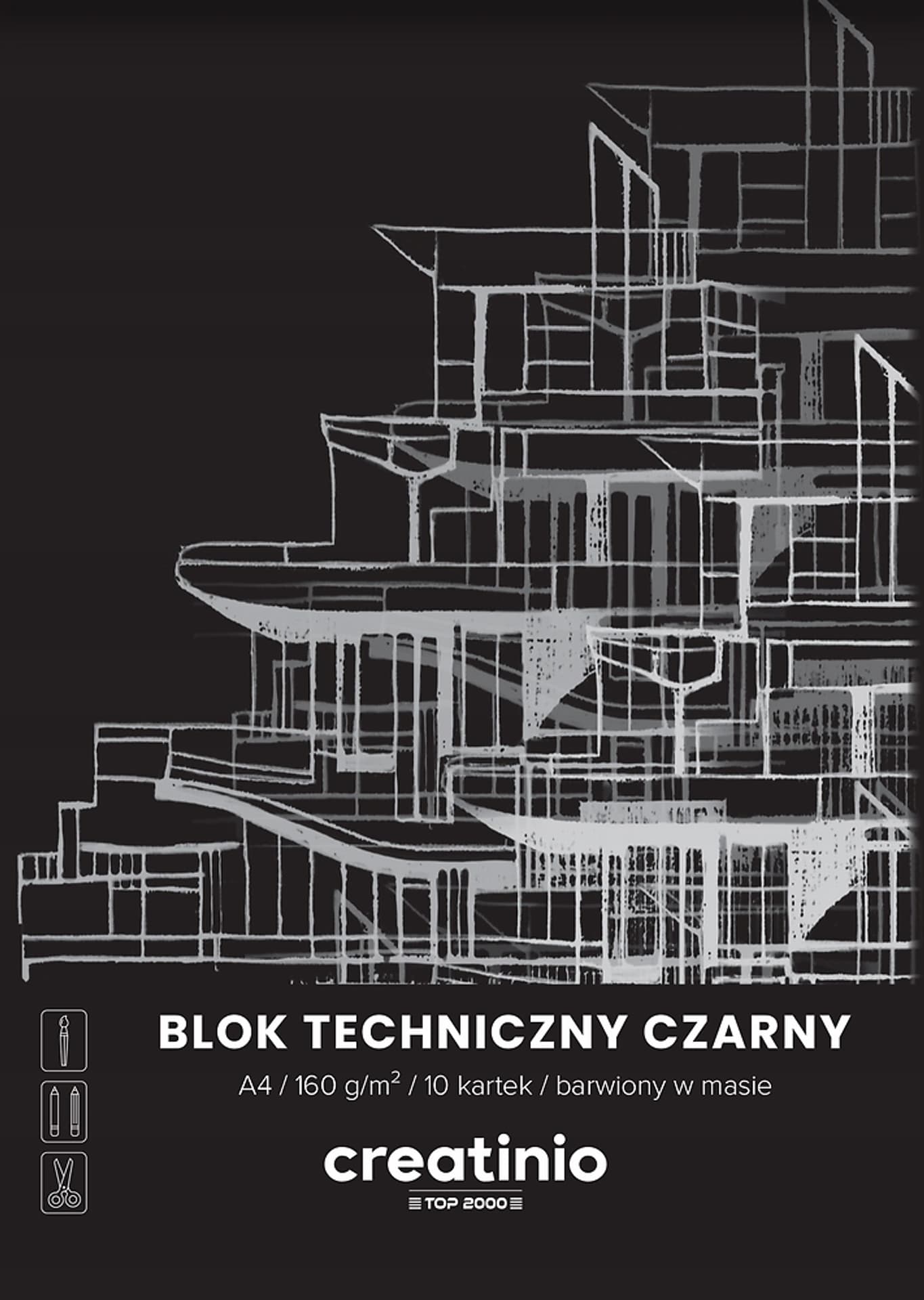 

Blok techniczny A4 10k czarne kartki 400176681 TOP 2000