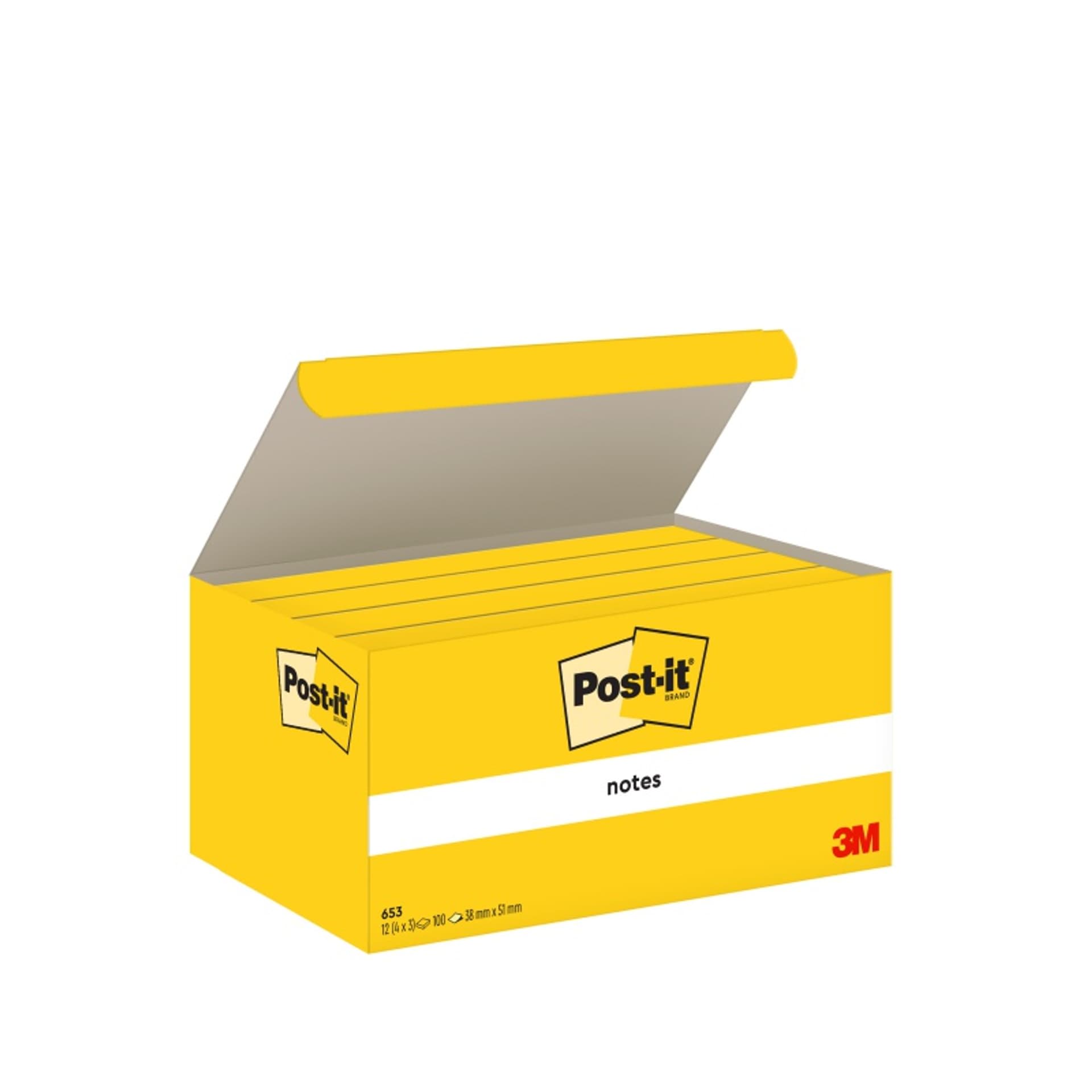 

Bloczki POST-IT 653 38x51mm żółte 3x100k (kartonik) 3M-4064035092, Kartonik) 3m-406403509
