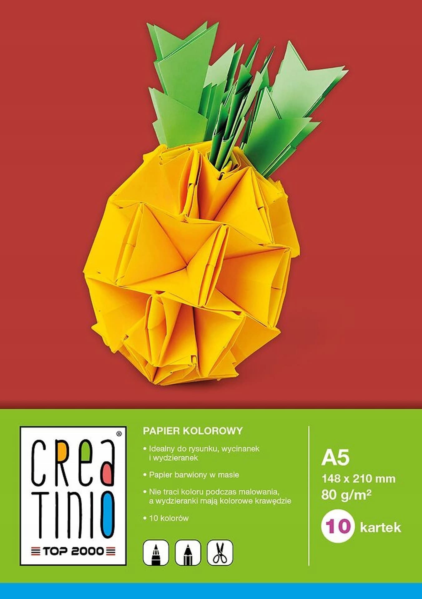 

Zeszyt papierów kolorowych A5 10k CREATINIO 400079855 TOP 2000