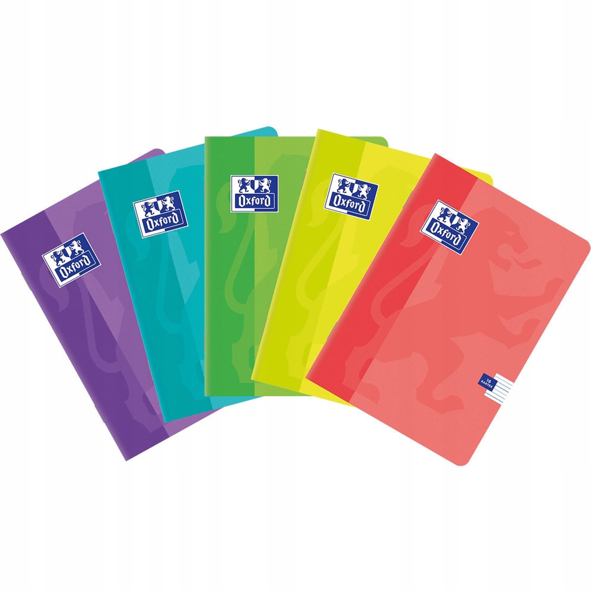 

Zeszyt A5 16k 3linia 90g FLUO 100302245 OXFORD