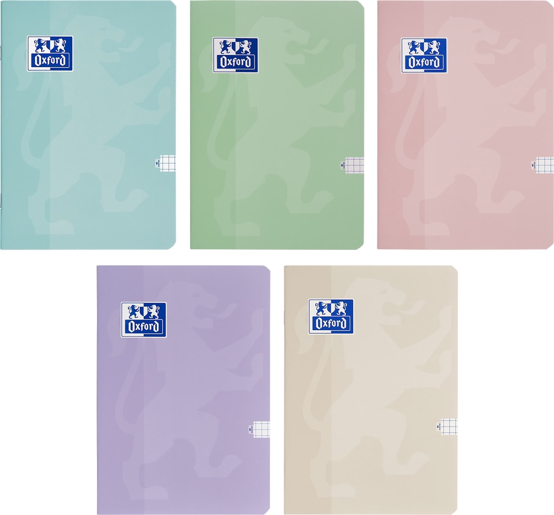 

Zeszyt A5 60k kratka TOUCH PASTEL 400175351 OXFORD