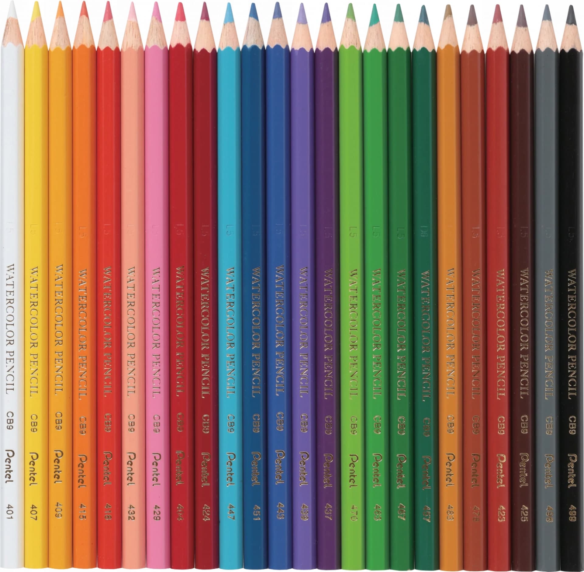 

Kredki akwarelowe PENTEL 24 kolory CB9-24