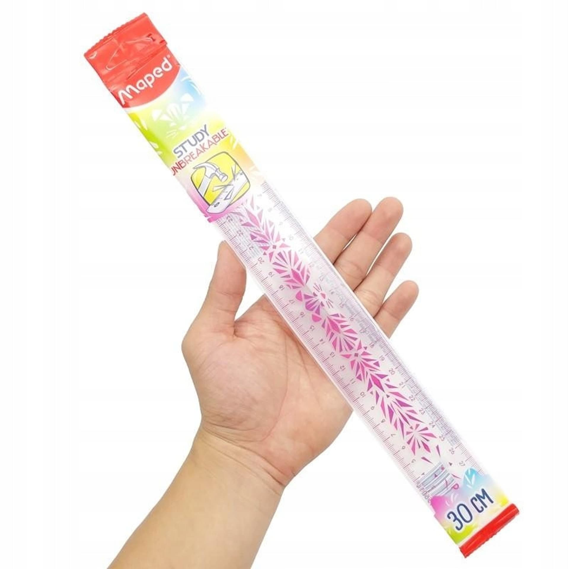 

Linijka Study niełamliwa mini friends 30 cm mix kolorów 245601 MAPED
