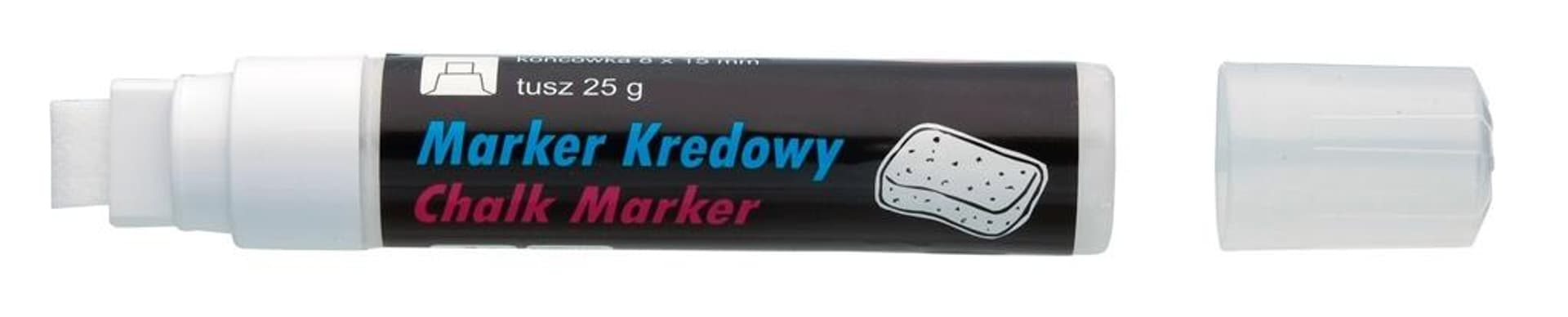 

Marker kredowy końcówka 15x8mm biały TO-290 02 TOMA