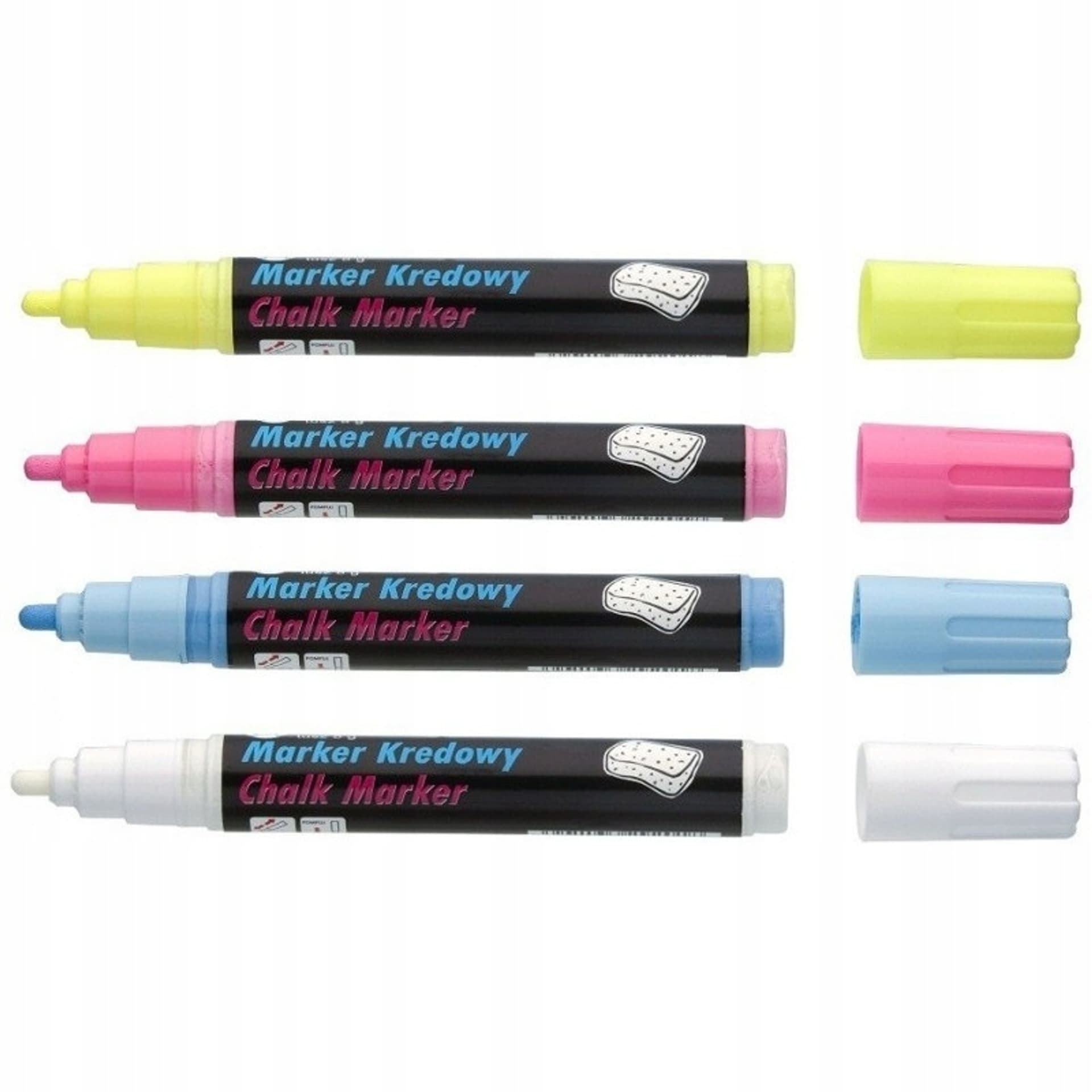 

Marker kredowy końcówka 8x5mm biały TO-291 02 TOMA