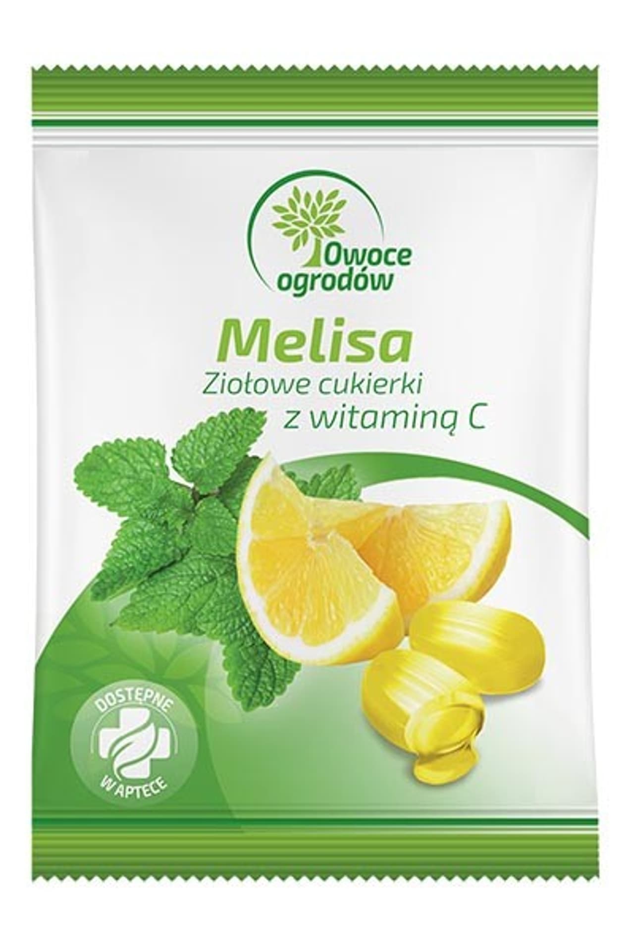 

SILESIAN PHARMA Owoce Ogrodów Ziołowe Cukierki z Witaminą C - Melisa 60g