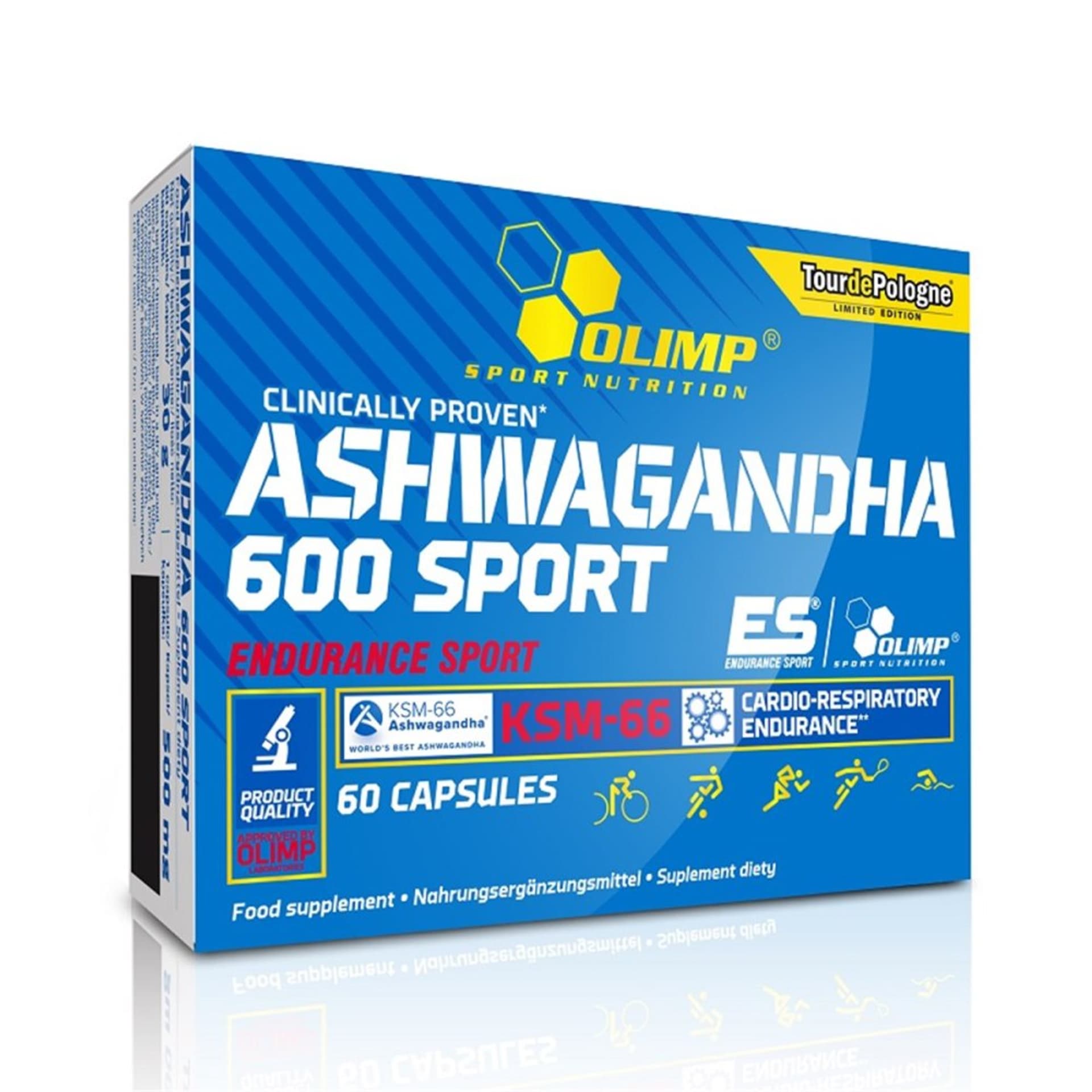 

Ashwagandha 600 sport limited edition (tabletki) 60 szt, Tabletki) 60 sz