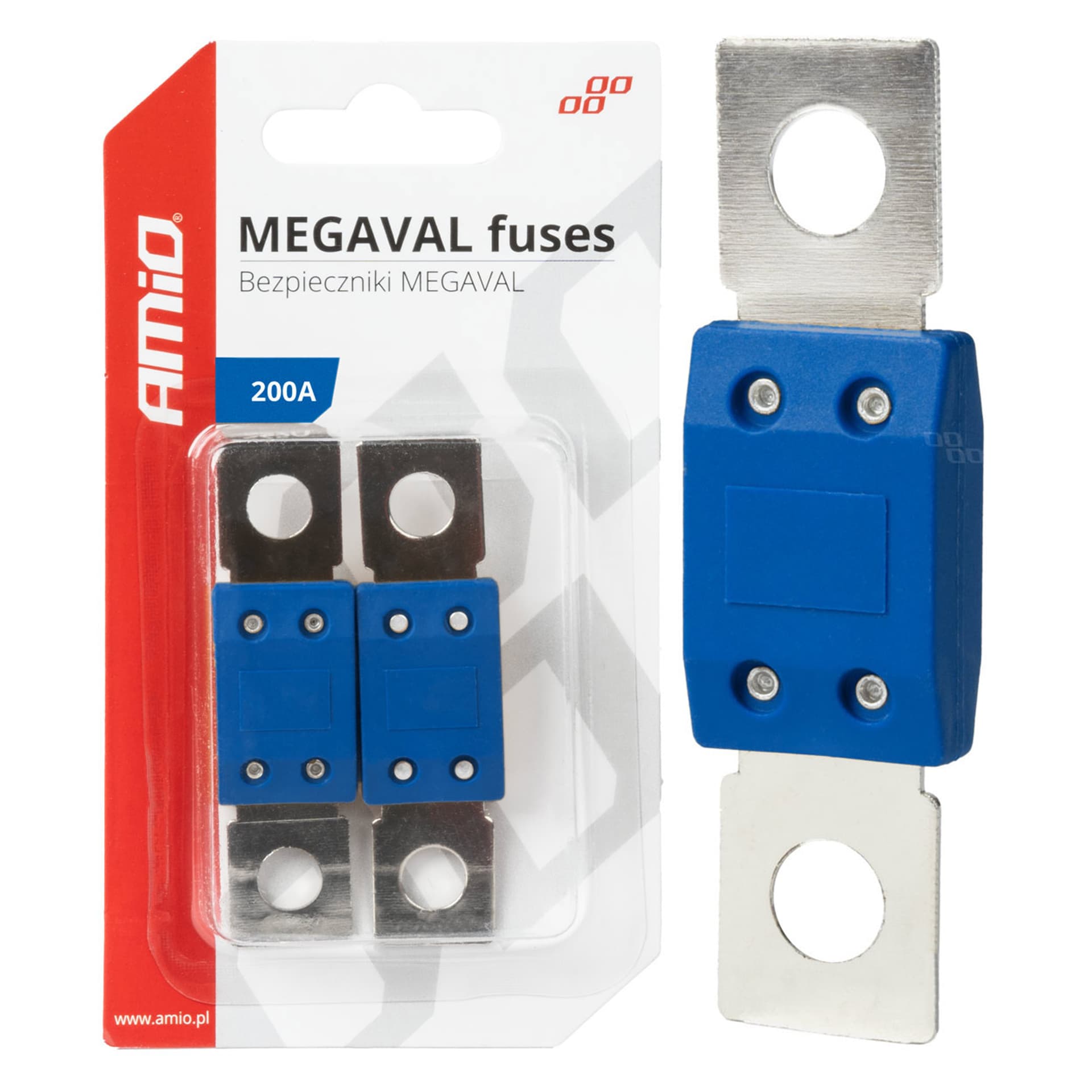 

Bezpieczniki samochodowe megaval mta 2 szt. 200a amio-03467