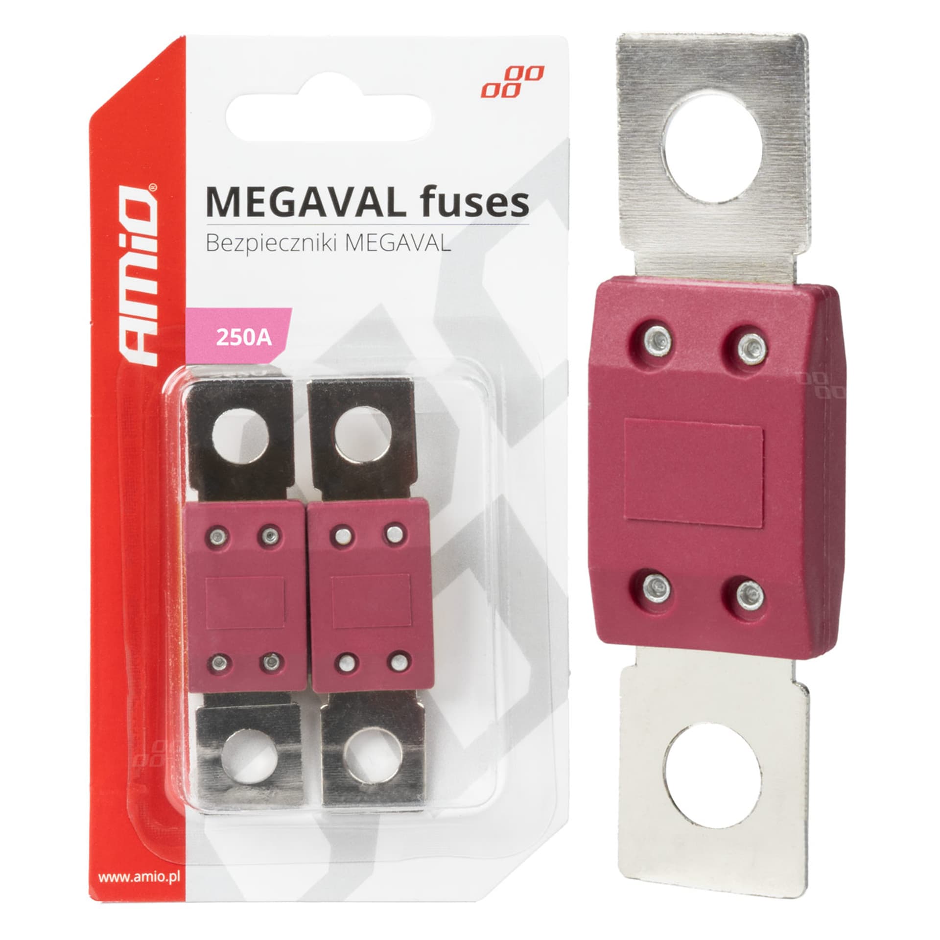 

Bezpieczniki samochodowe megaval mta 2 szt. 250a amio-03469