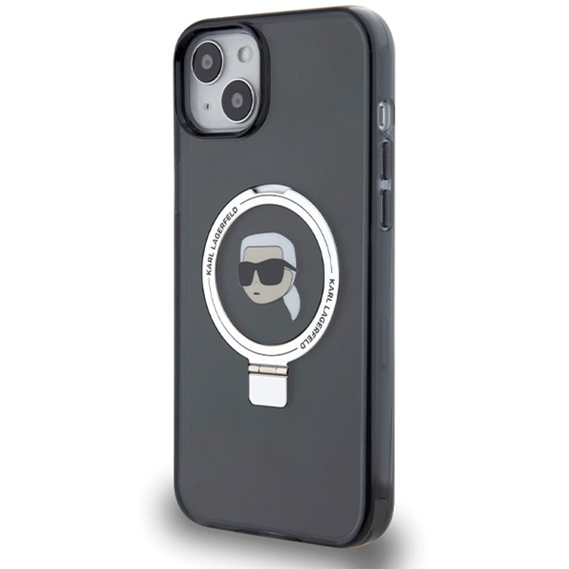 

Karl Lagerfeld KLHMP15MHMRSKHK iPhone 15 Plus / 14 Plus 6.7" czarny/black hardcase Ring Stand Karl Head MagSafe