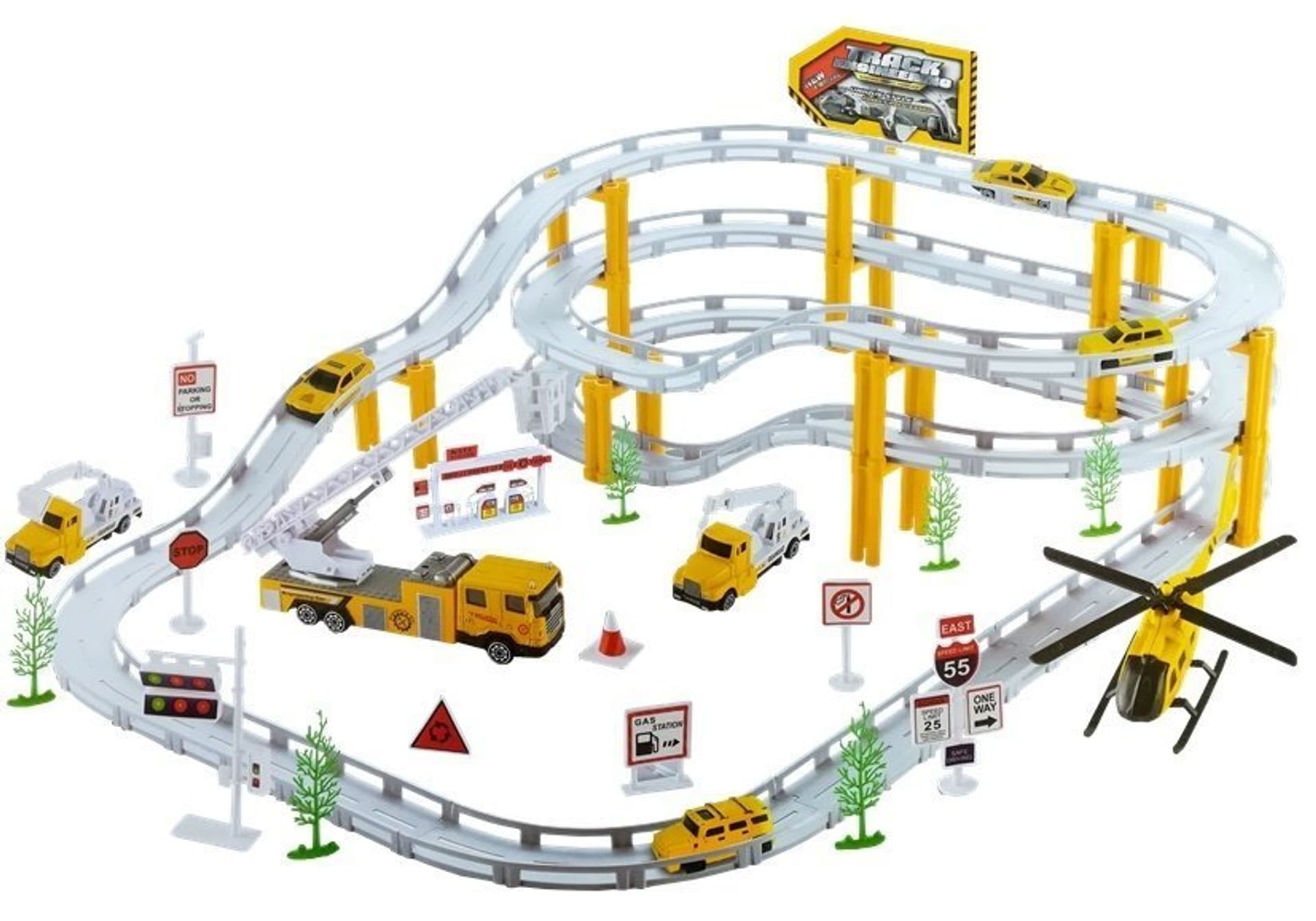 

Tor Samochodowy Rail Racing Metalowe Autka 12km/h