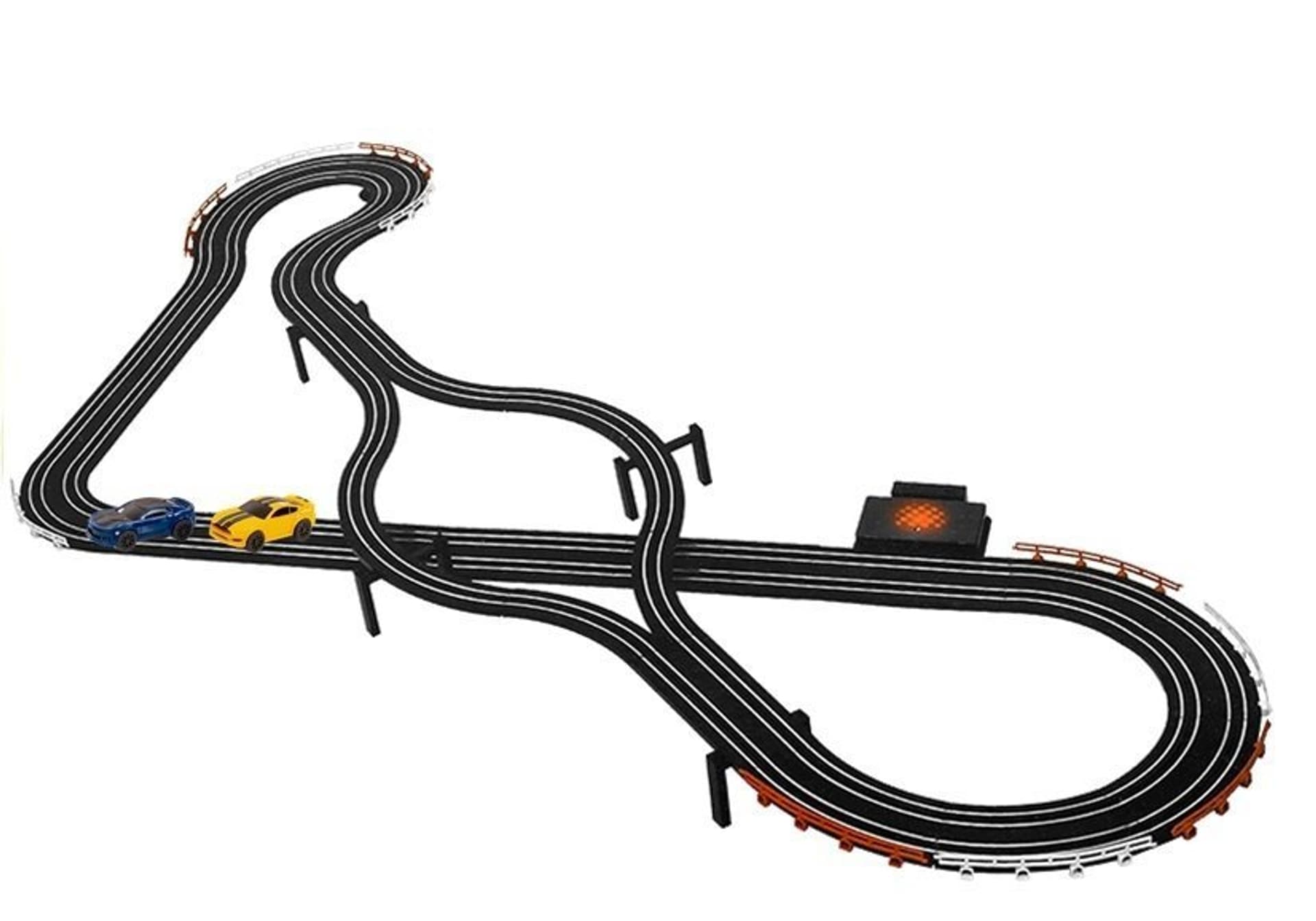 

Tor Wyścigowy 2 Autka Kontrolery Slot Cars 1:64