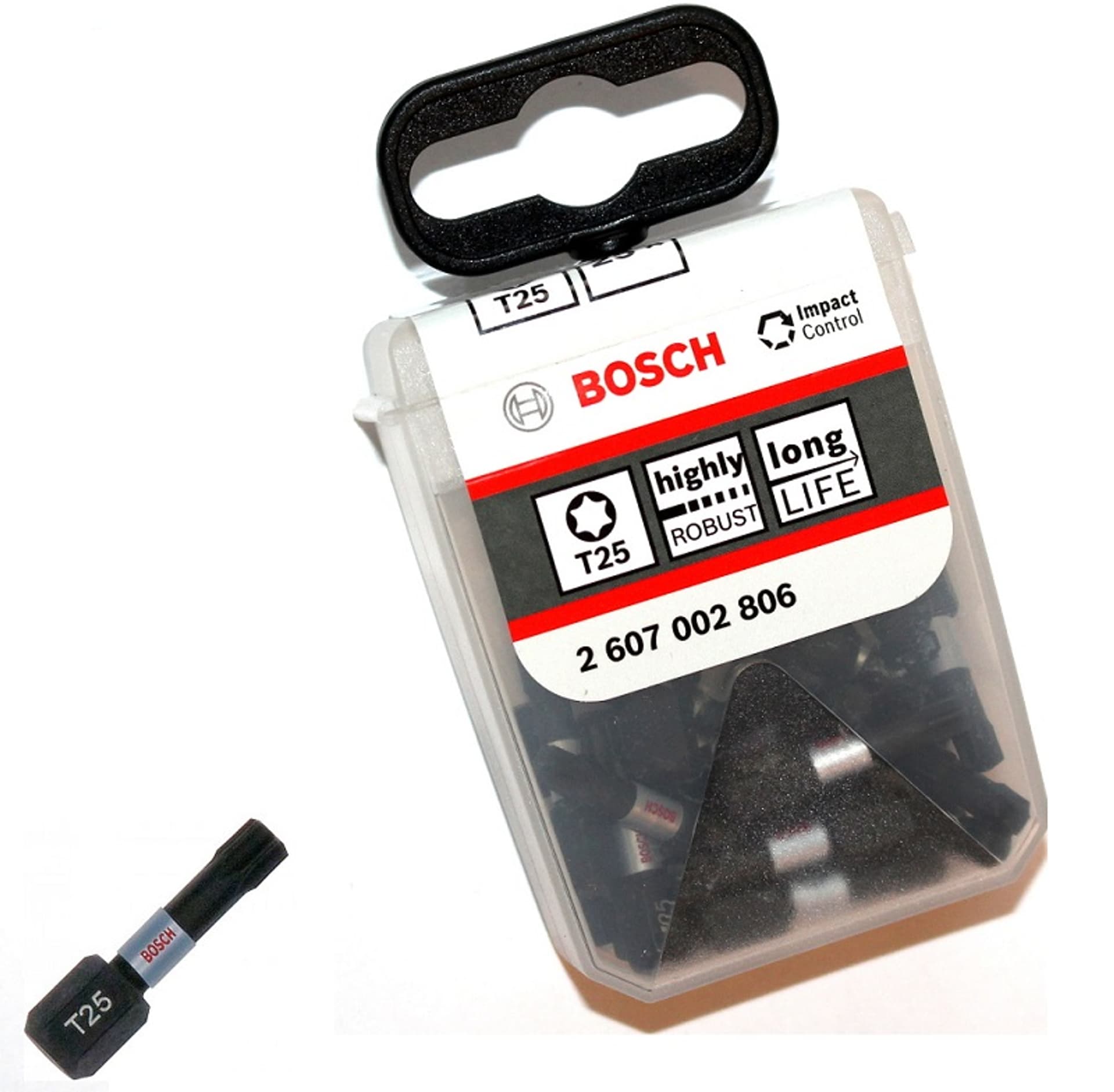 

BIT, GROT, KOŃCÓWKA T25 25MM IMP 25PCS