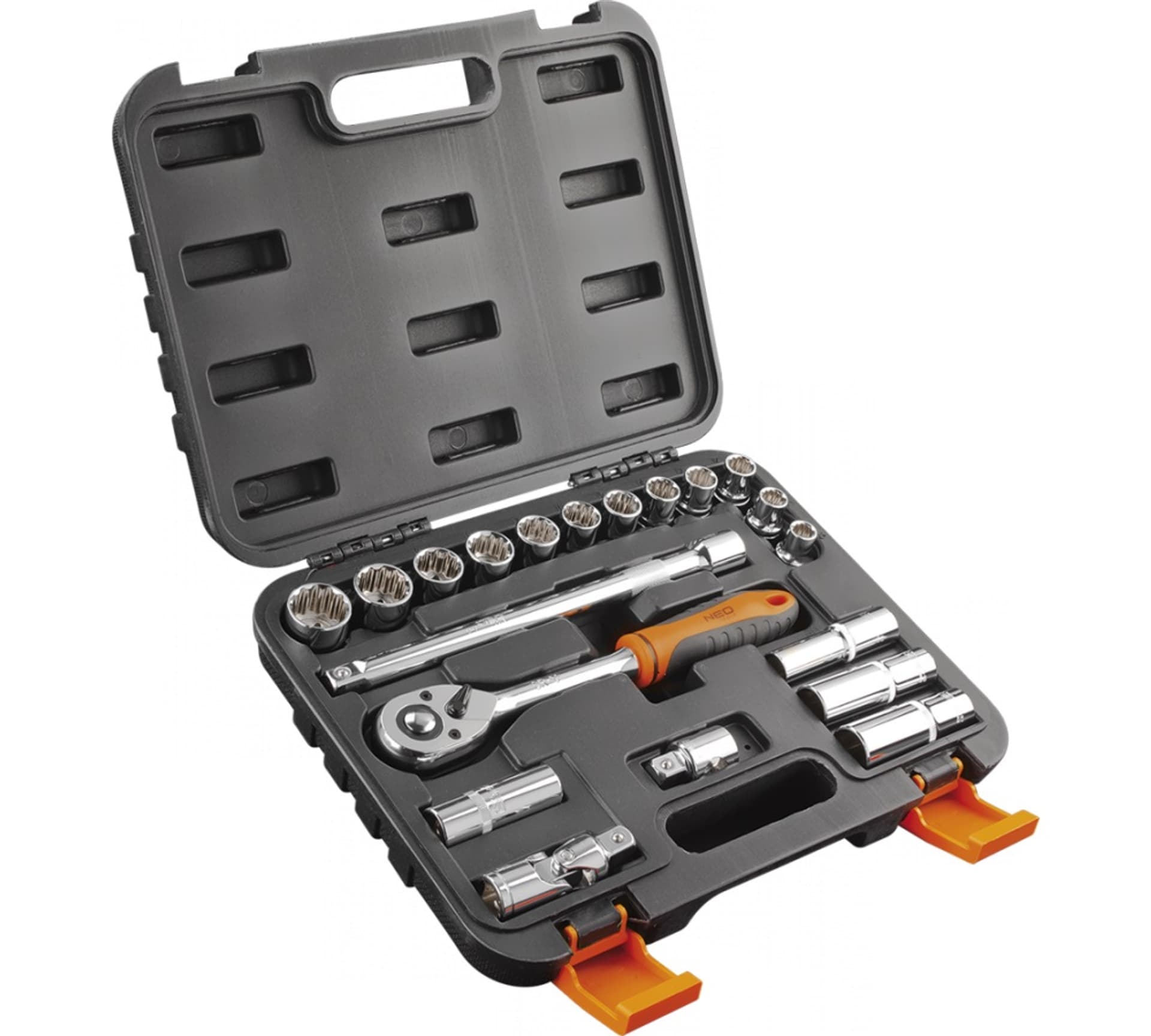 

ZESTAW KLUCZY NASADOWYCH 1/2'' 20 CZĘŚCI