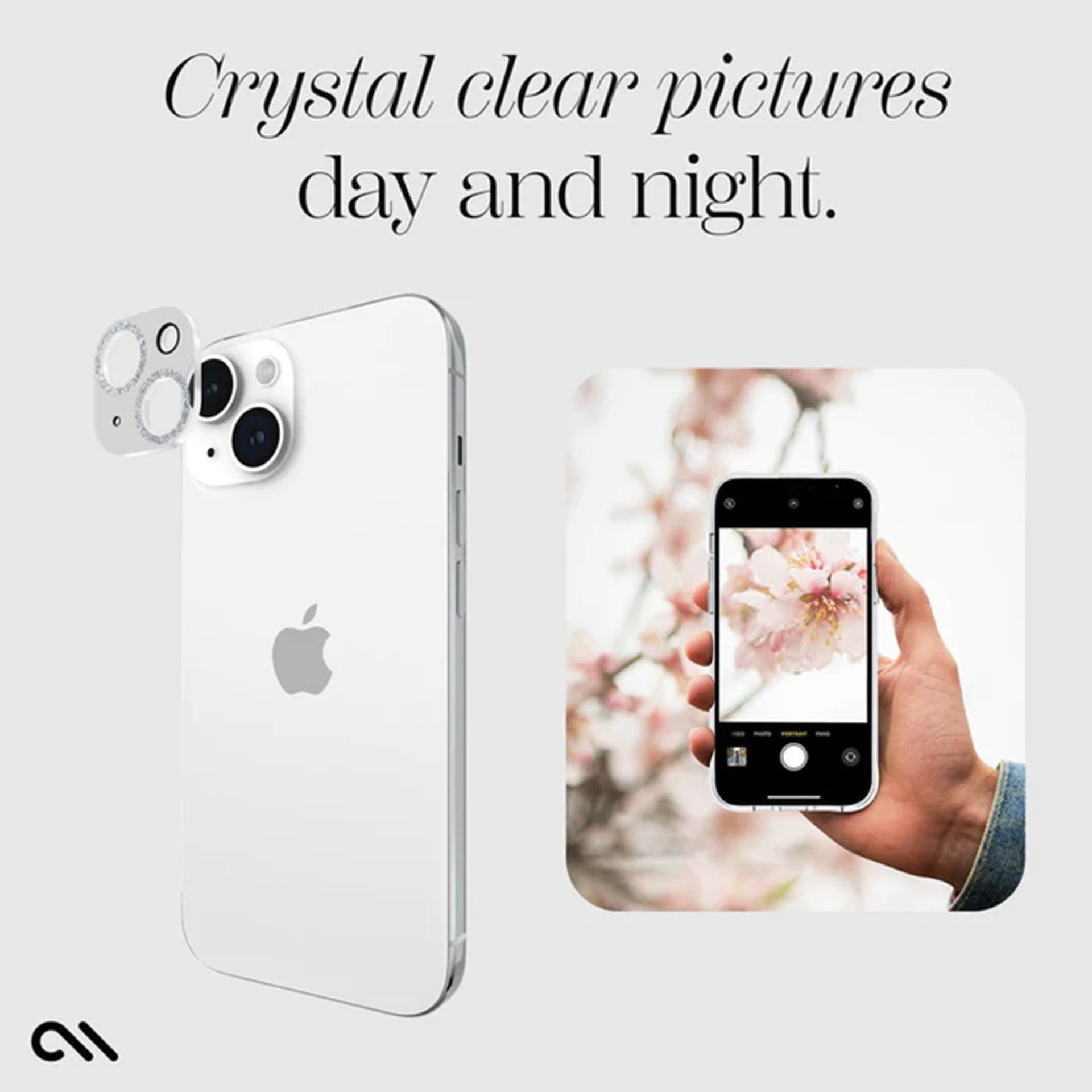 

Case-Mate Sparkle Lens Protector - Szkło ochronne na aparat iPhone 15 / iPhone 15 Plus (Twinkle)