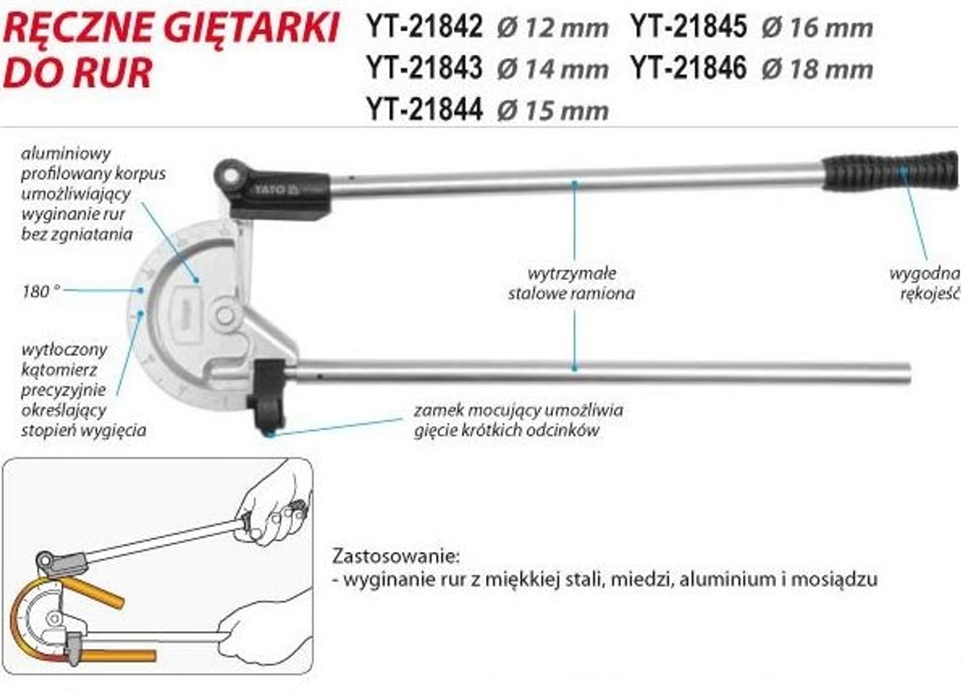 

GIĘTARKA DO RUR 16MM