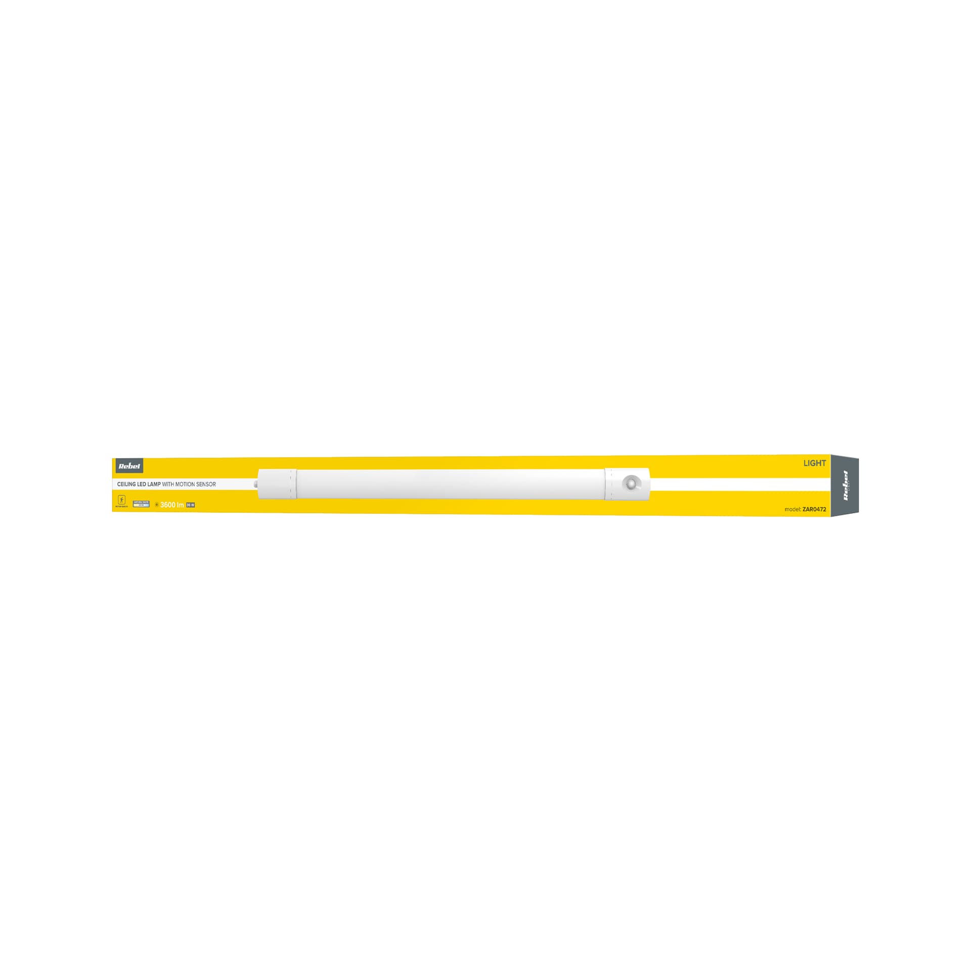 

Lampa sufitowa 1200 mm z czujnikiem ruchu