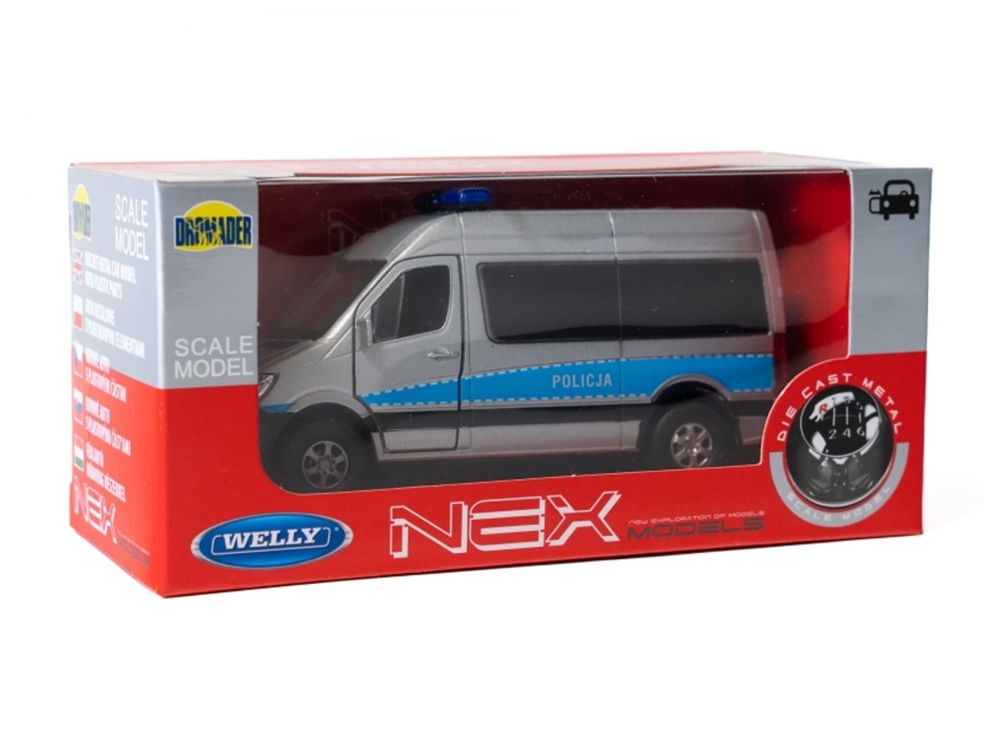 

WELLY MERCEDES BENZ SPRINTER POLICJA 1:34 SAMOCHÓD