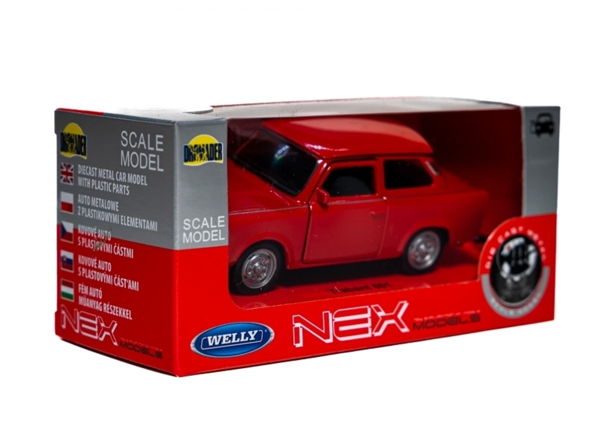 

WELLY TRABANT 601 1:34 SAMOCHÓD KOLEKCJONERSKI
