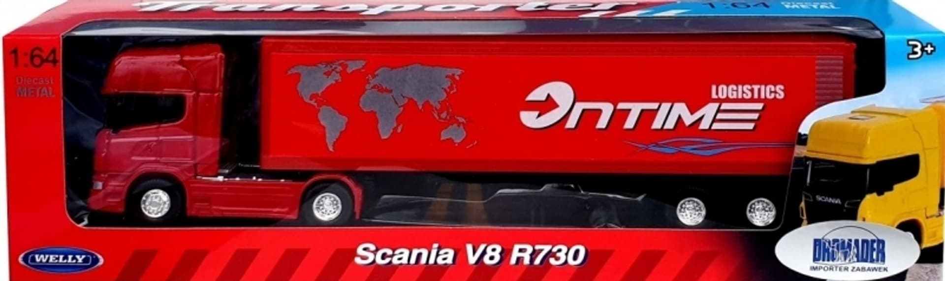 

Welly ciężarówka Scania V8 R730 1:64 samochód kolekcjonerski