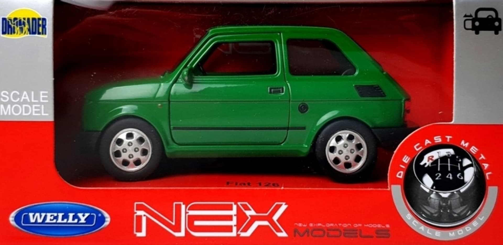 

WELLY MALUCH FIAT 126P 1:34 SAMOCHÓD KOLEKCJONERSKI zielony