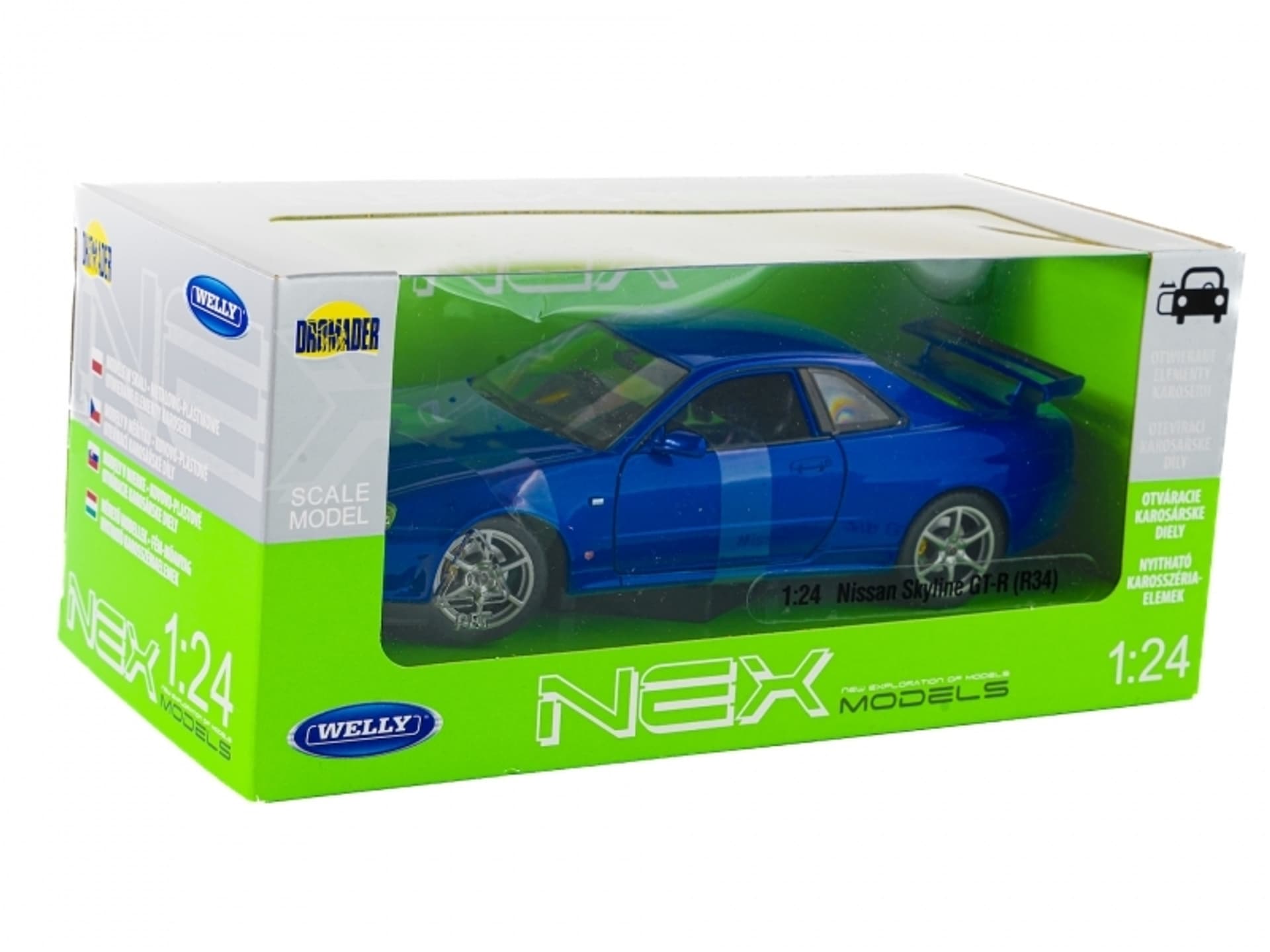 

WELLY NISSAN SKYLINE GT R 1:24 SAMOCHÓD KOLEKCJONERSKI