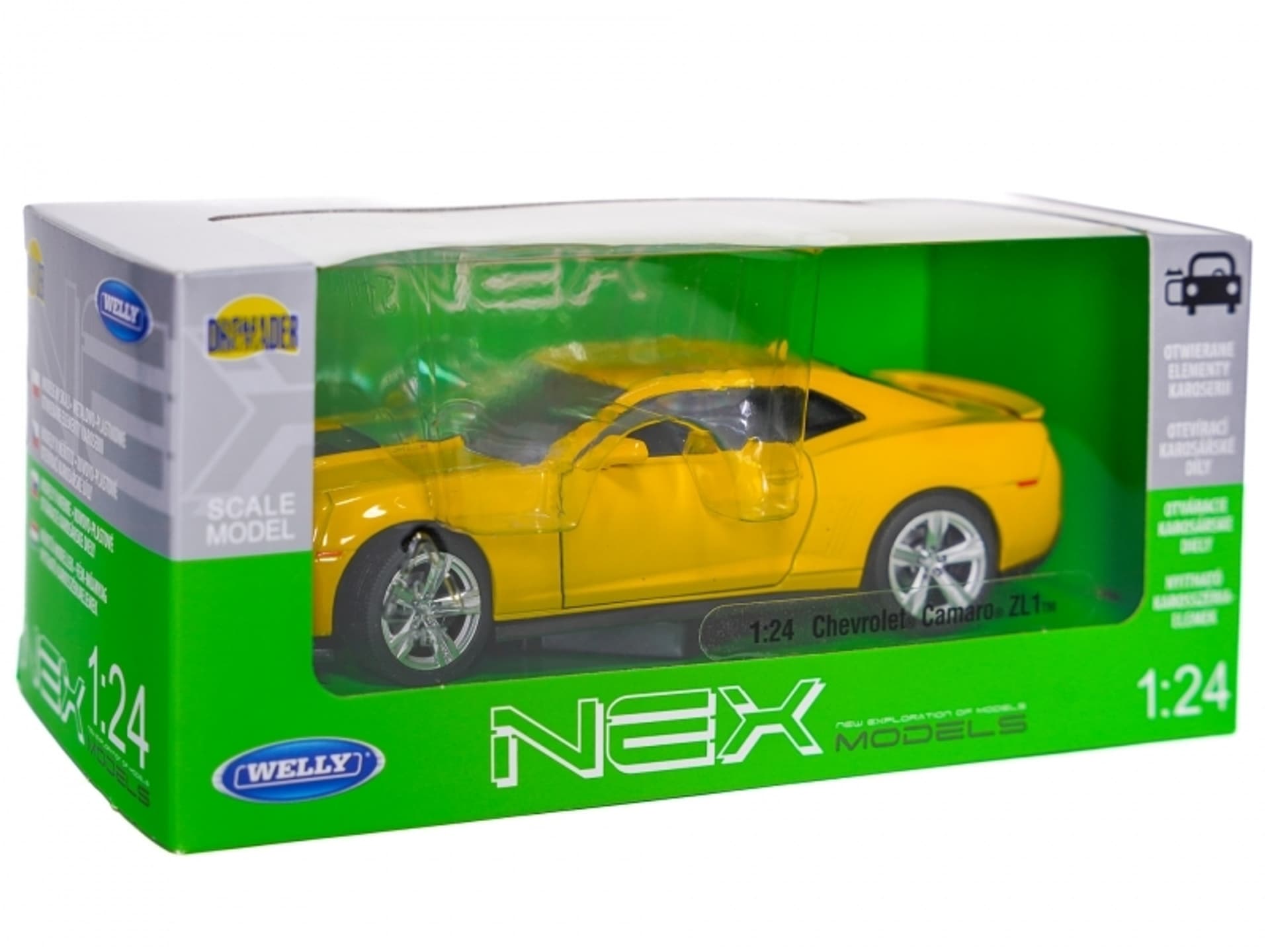 

WELLY CHEVROLET CAMARO ZL1 1:24 SAMOCHÓD KOLEKCJONERSKI