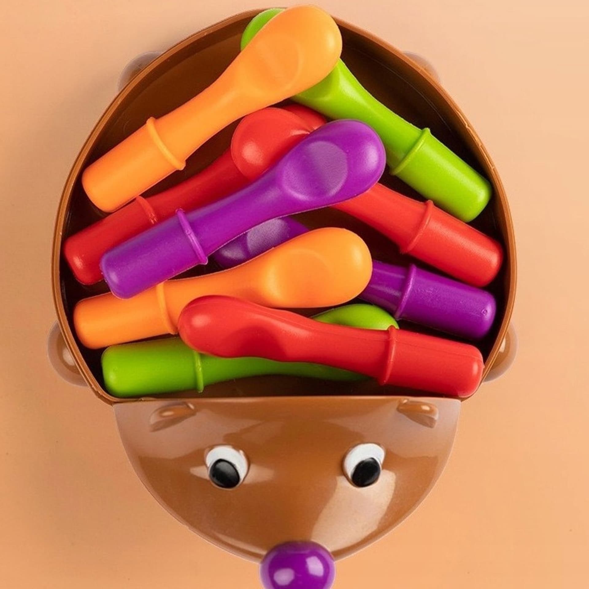

WOOPIE Gra Zręcznościowa Jeżyk Sorter Montessori Nauka Liczb i Kolorów 4w1