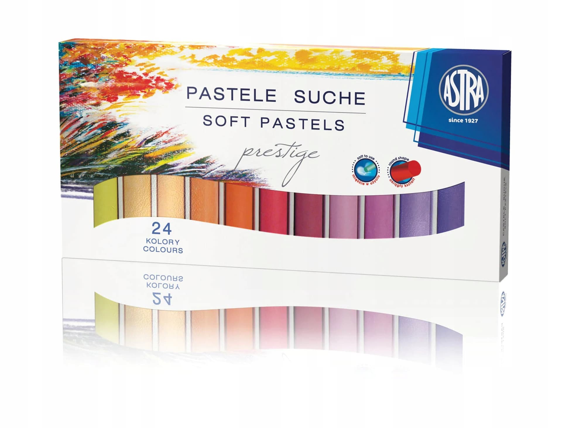

Kredki pastele suche 24kol ASTRA PRESTIGE 323117002