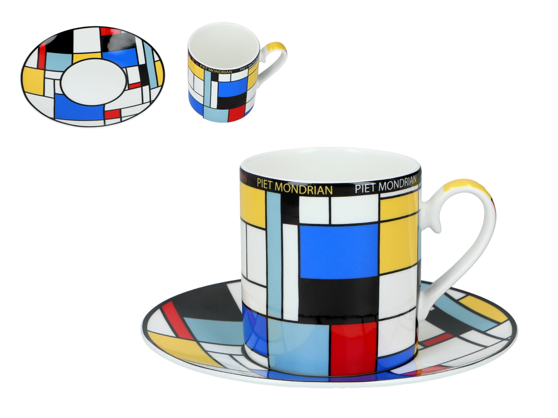 

Kpl. Filiżanka ze spodkiem - P. Mondrian, Composition A (CARMANI)