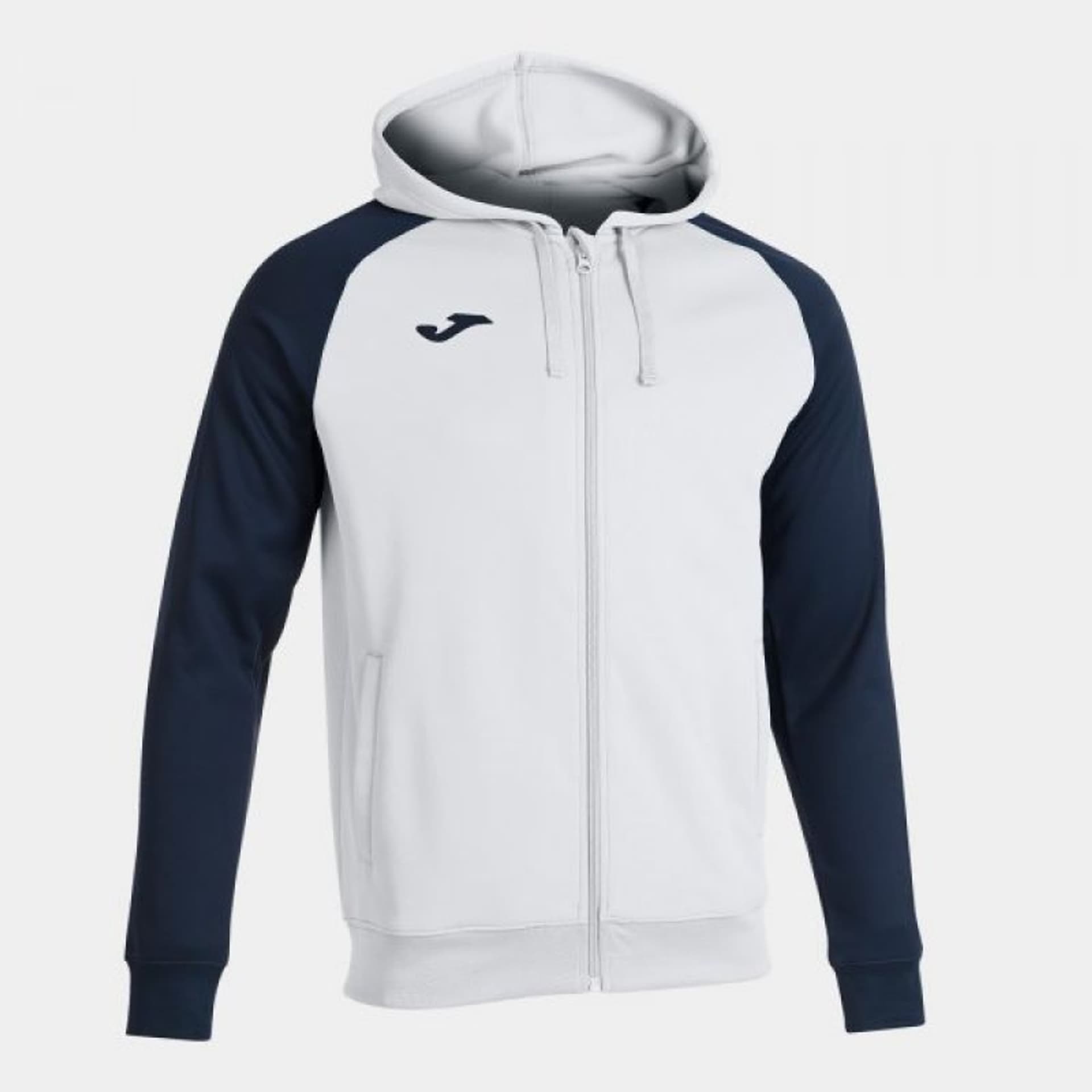 

Bluza Joma Academy IV Zip-up Hoodie 101967 (kolor Biały. Granatowy, rozmiar 4XS)