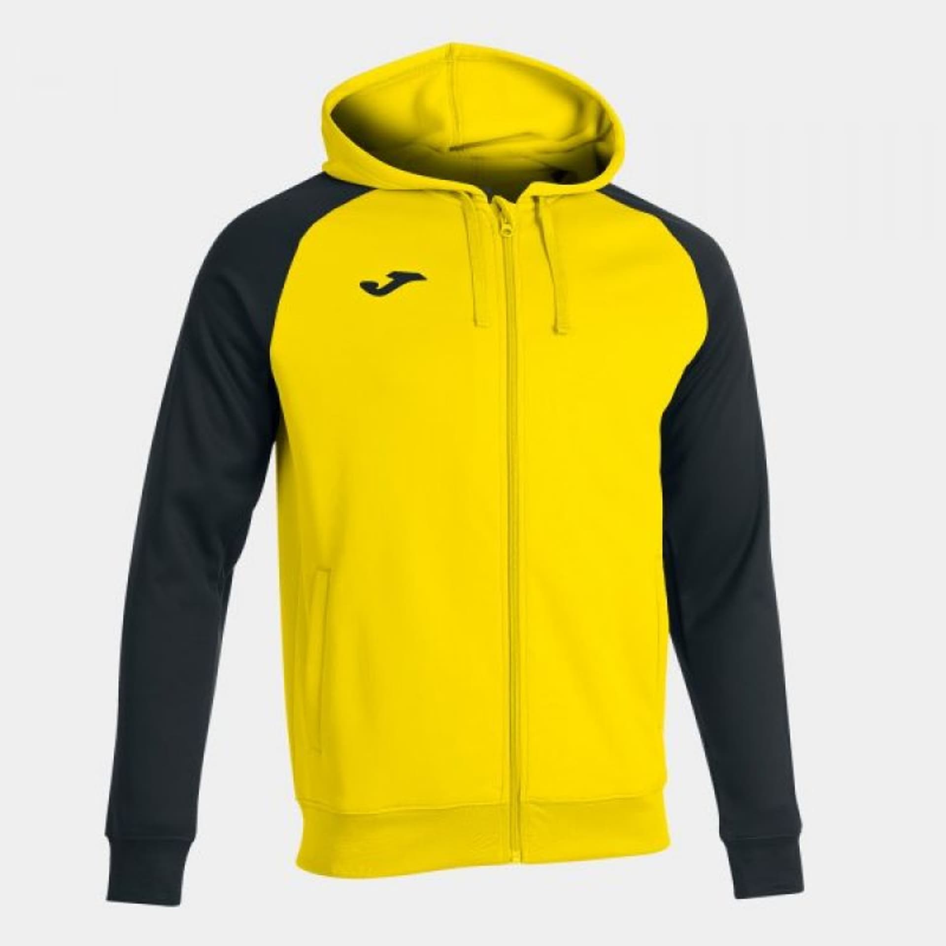 

Bluza Joma Academy IV Zip-up Hoodie 101967 (kolor Czarny. Żółty, rozmiar XS)