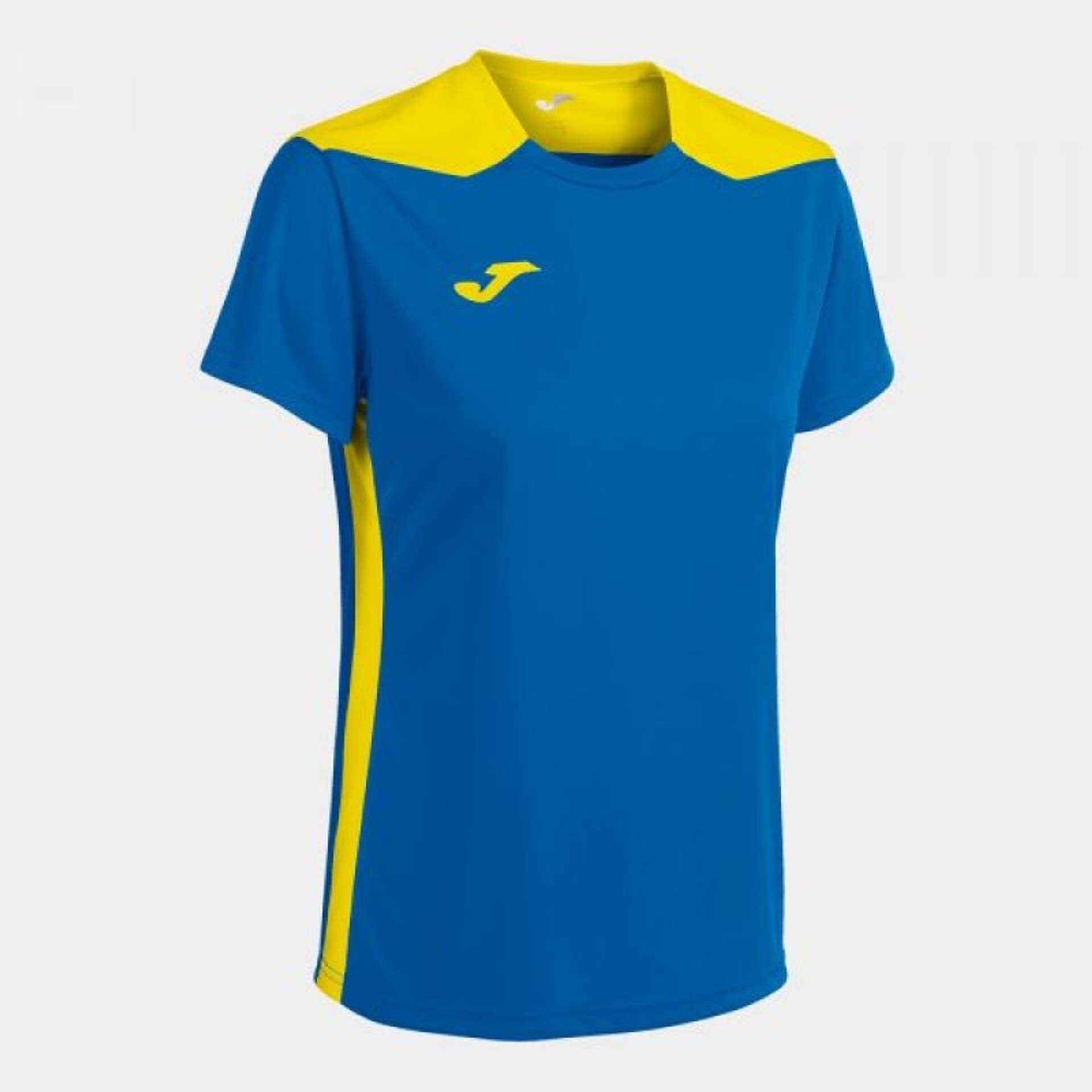

Koszulka Joma Championship VI Short Sleeve T-shirt W 901265. (kolor Niebieski. Żółty, rozmiar 2XS)