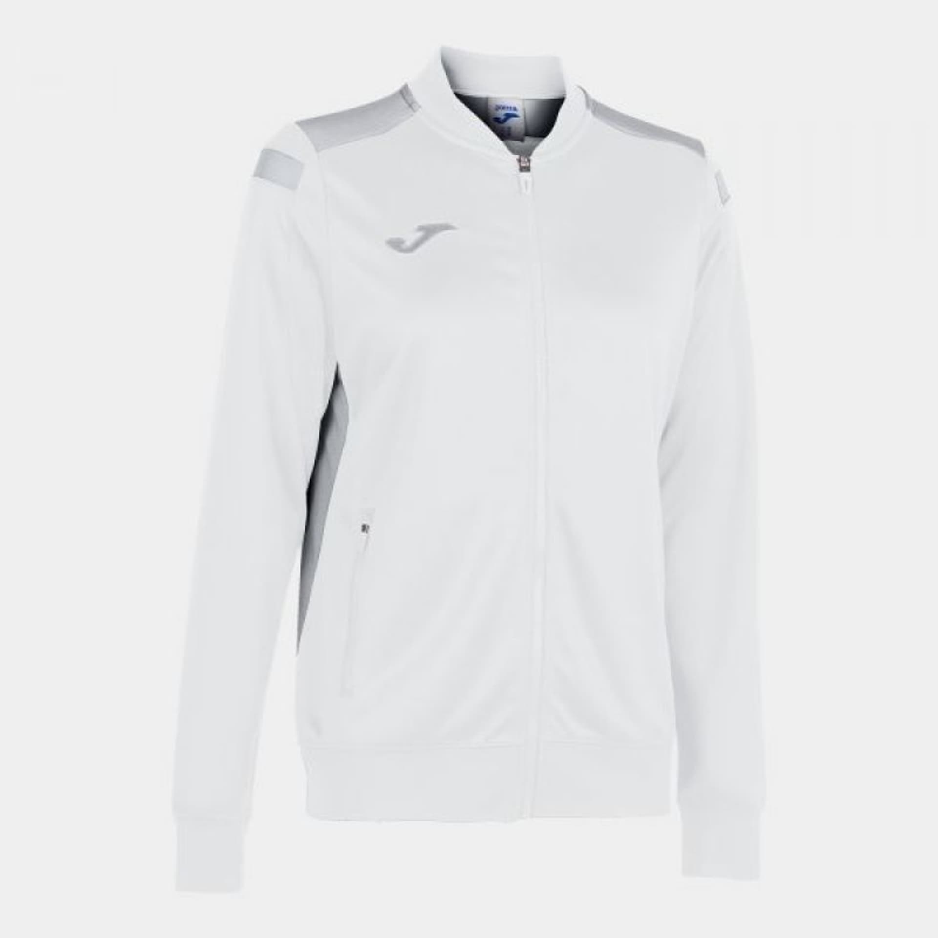 

Bluza Joma Championship VI Zip Sweatshirt W 901267 (kolor Biały. Szary/Srebrny, rozmiar M)