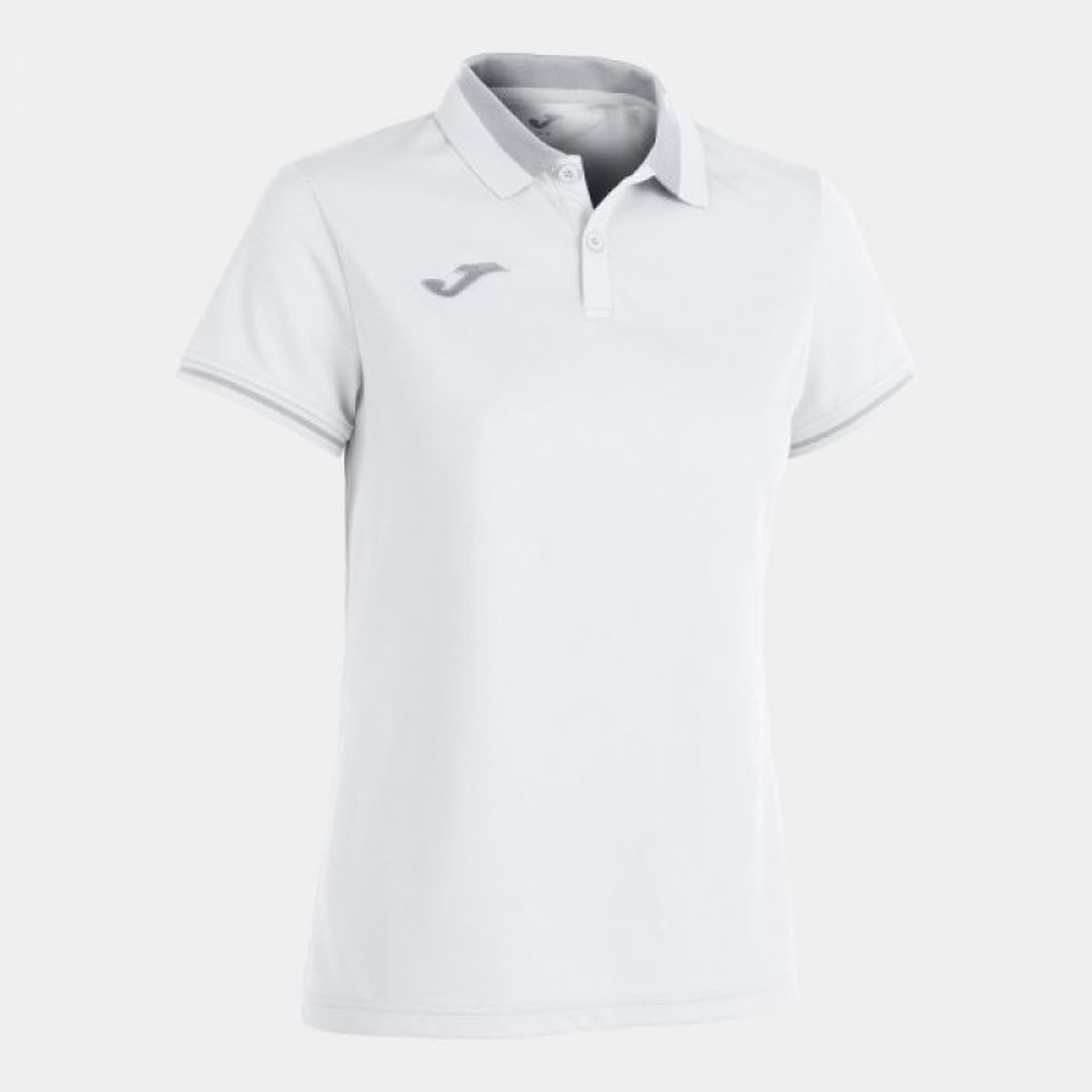 

Koszulka Joma Championship VI Short Sleeve Polo W 901272. (kolor Biały. Szary/Srebrny, rozmiar 2XS)