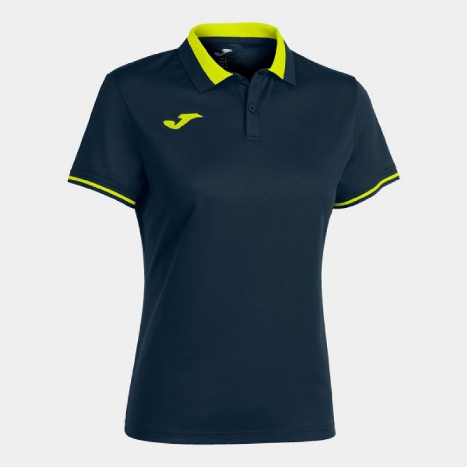 

Koszulka Joma Championship VI Short Sleeve Polo W 901272. (kolor Granatowy. Żółty, rozmiar L)