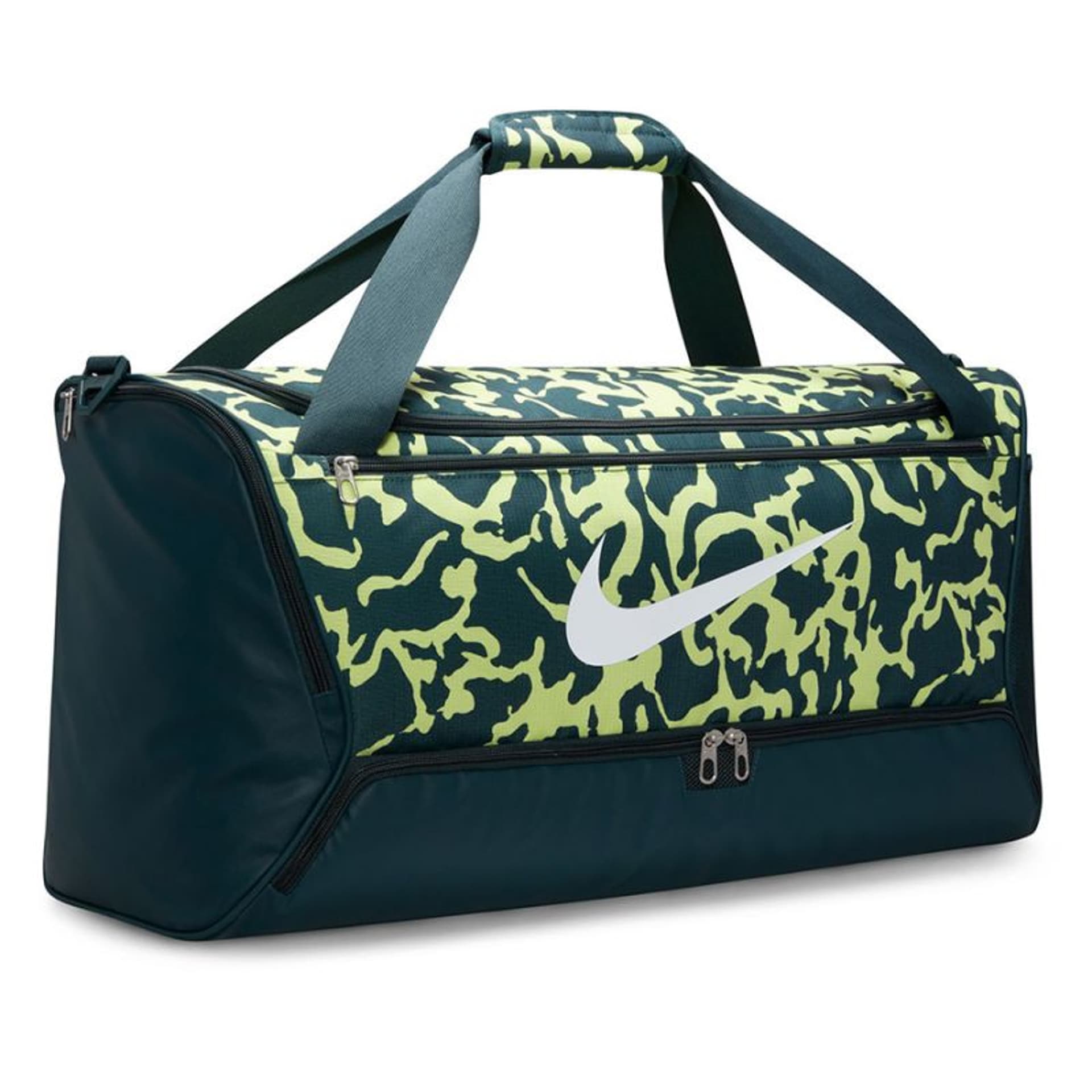 

Torba Nike Brasilia M Duff - 9.5 AOP FB2827 (kolor zielony)