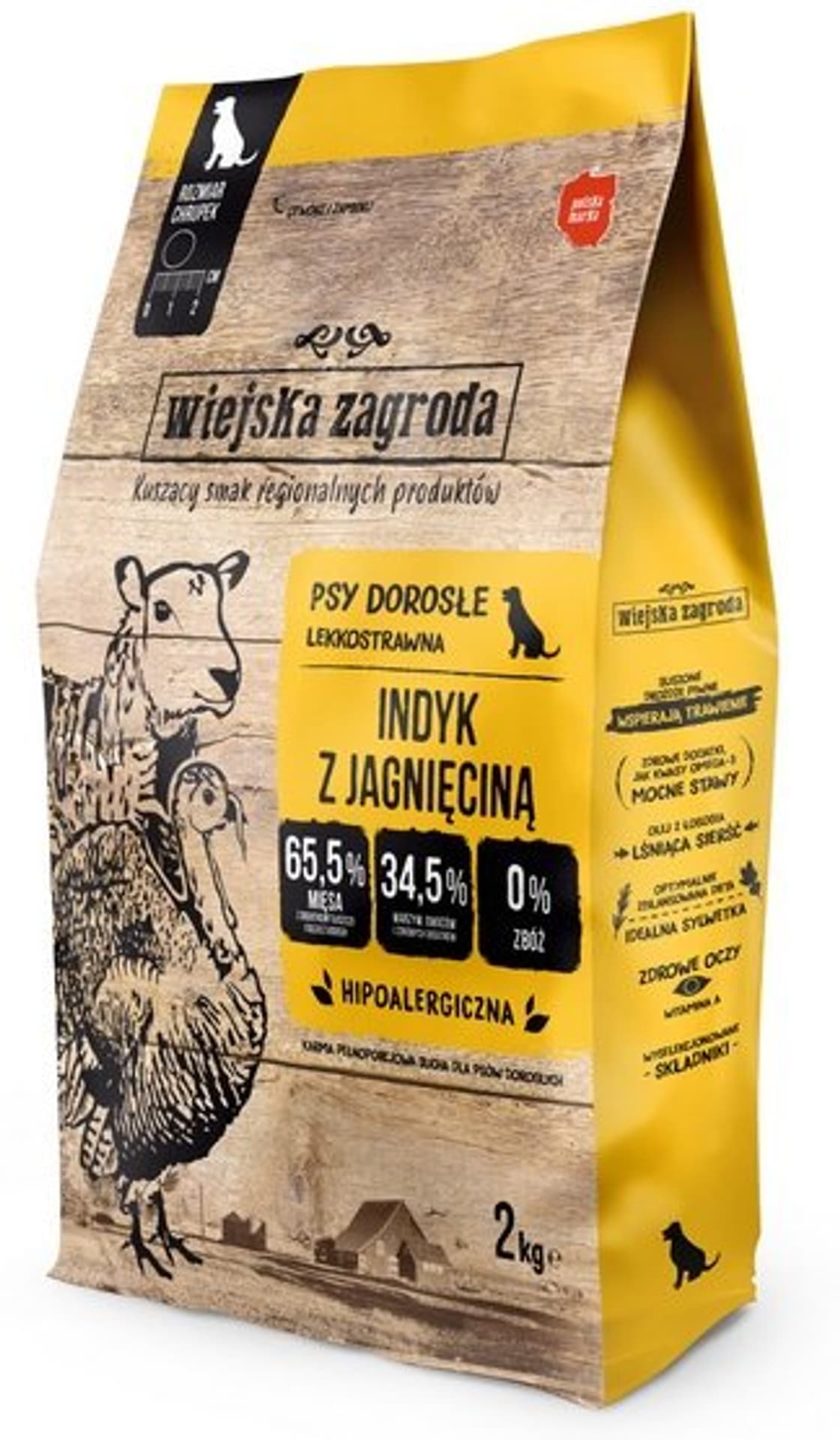 

WIEJSKA ZAGRODA Karma indyk z jagnięciną [B28] 2kg