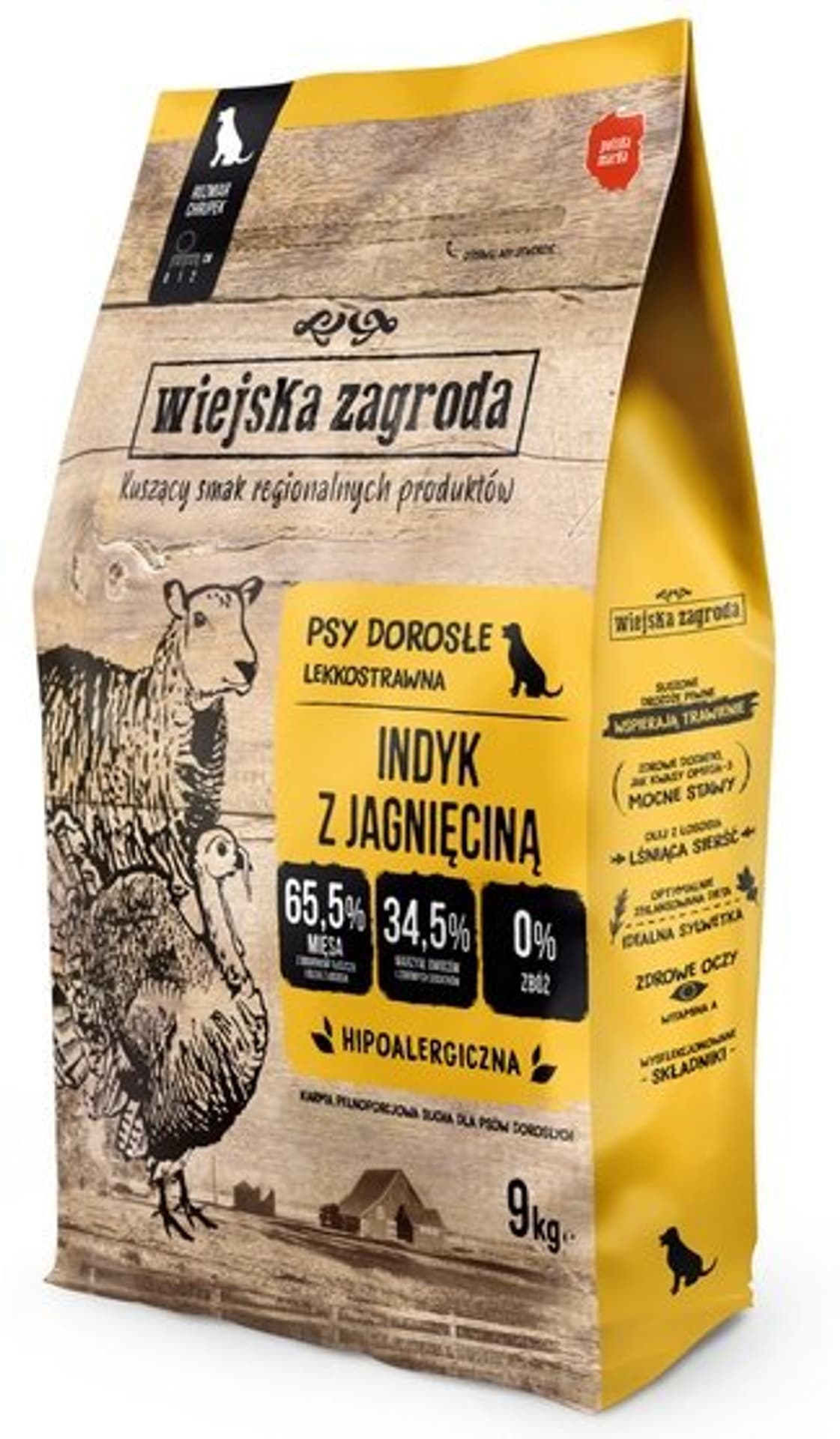 

WIEJSKA ZAGRODA Indyk z jagnięciną 9kg