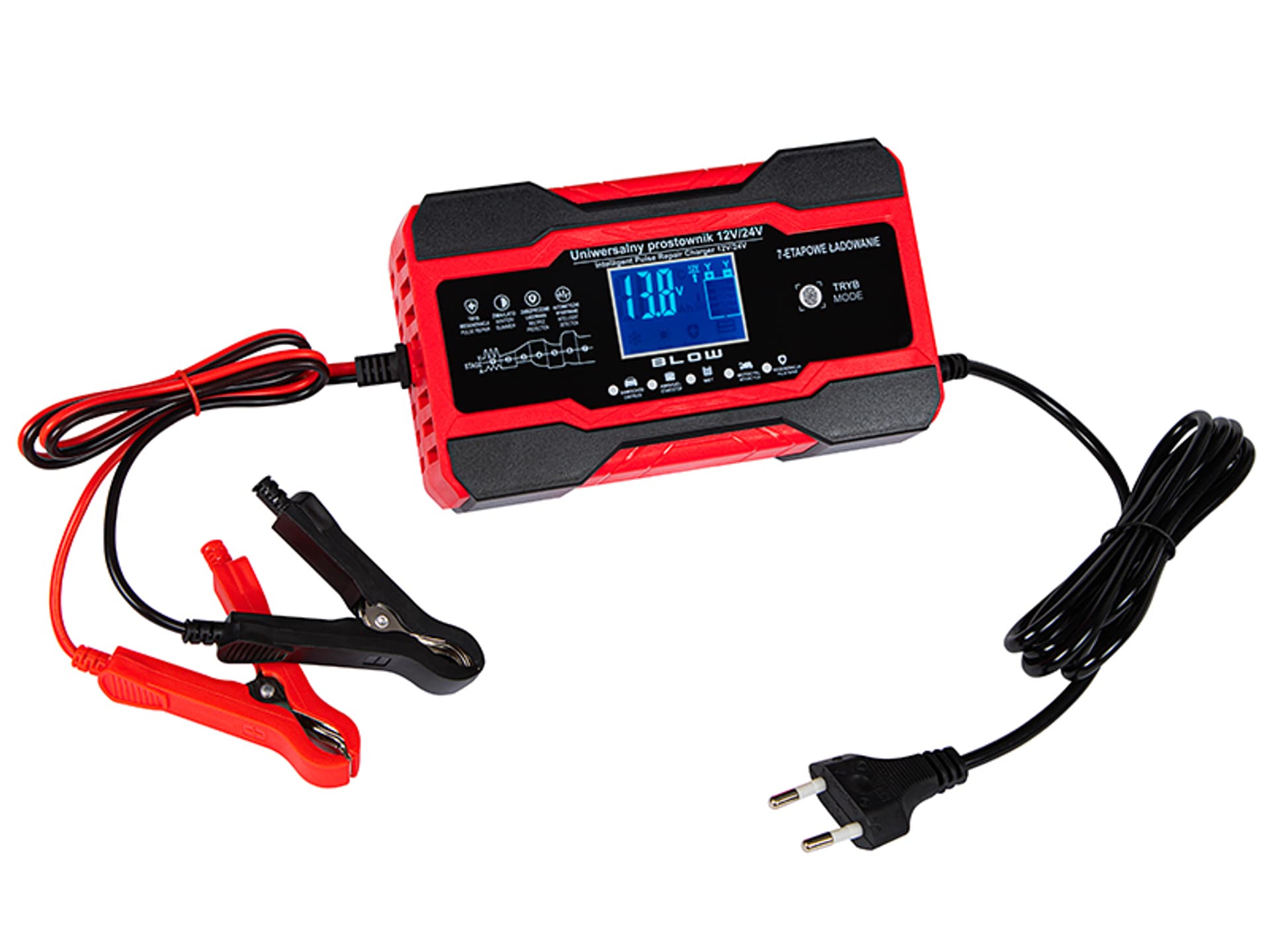 

58-683# Prostownik automatyczny 12v/10a-24v/5a blow