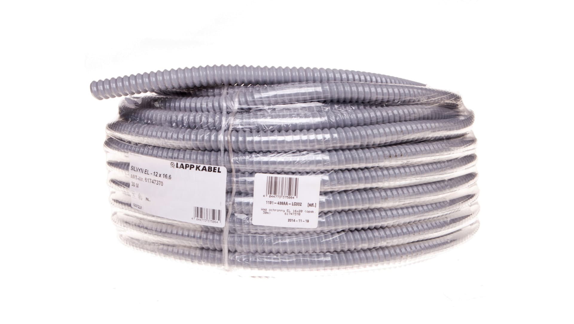 

Rura ochronna karbowana PVC SILVYN EL 12x16,4 ciemnoszara 61747370 /30m/