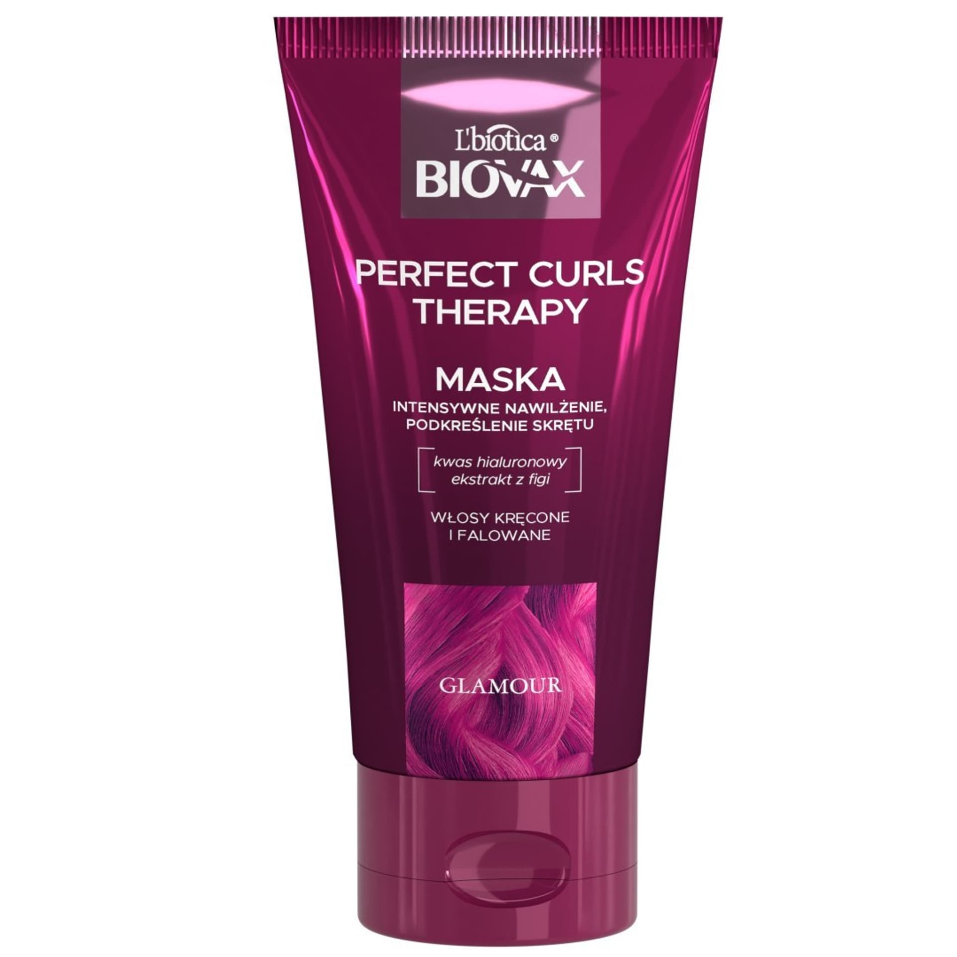 

L`BIOTICA BIOVAX Glamour Intensywnie Nawilżająca Maska Perfect Curls Therapy - do włosów kręconych i falowanych 150ml