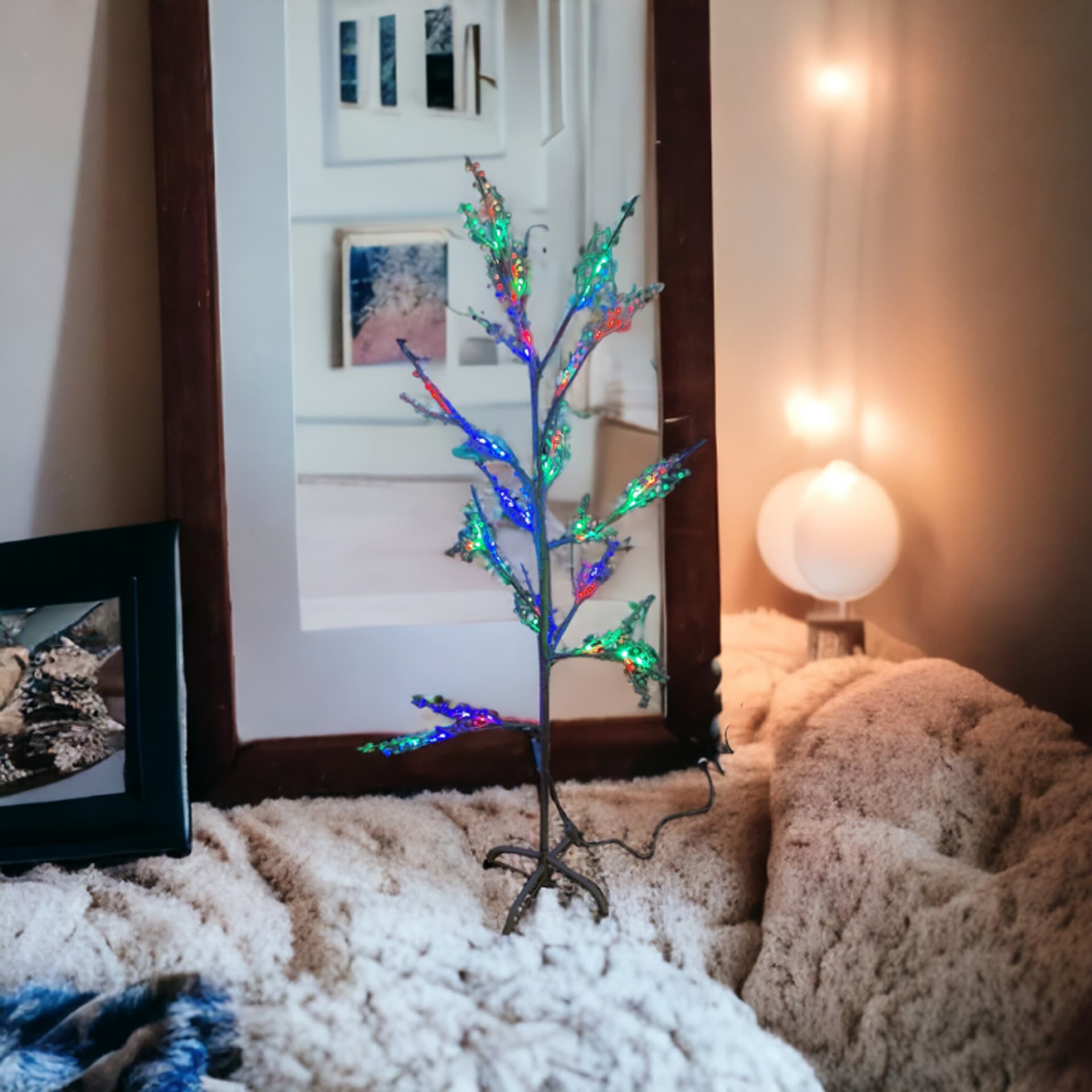 

Świecące drzewo XL ozdoba świąteczna lampki MULTIKOLOR WSA-2256