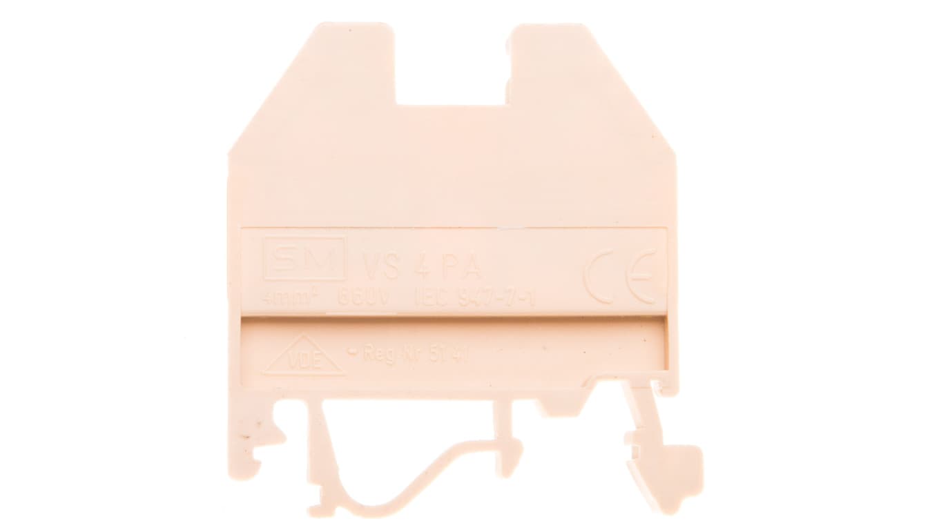 

Złączka szynowa gwintowa 4mm2 beżowa VS 4 PA 003901037