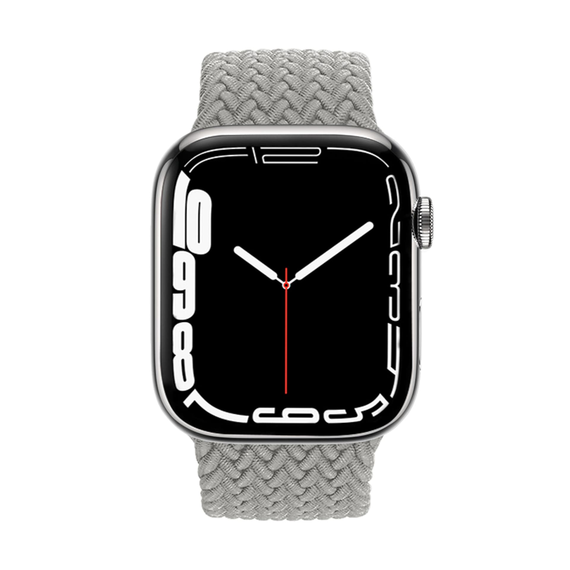 

Crong Wave Band – Pleciony pasek do Apple Watch 38/40/41 mm (jasny szary)