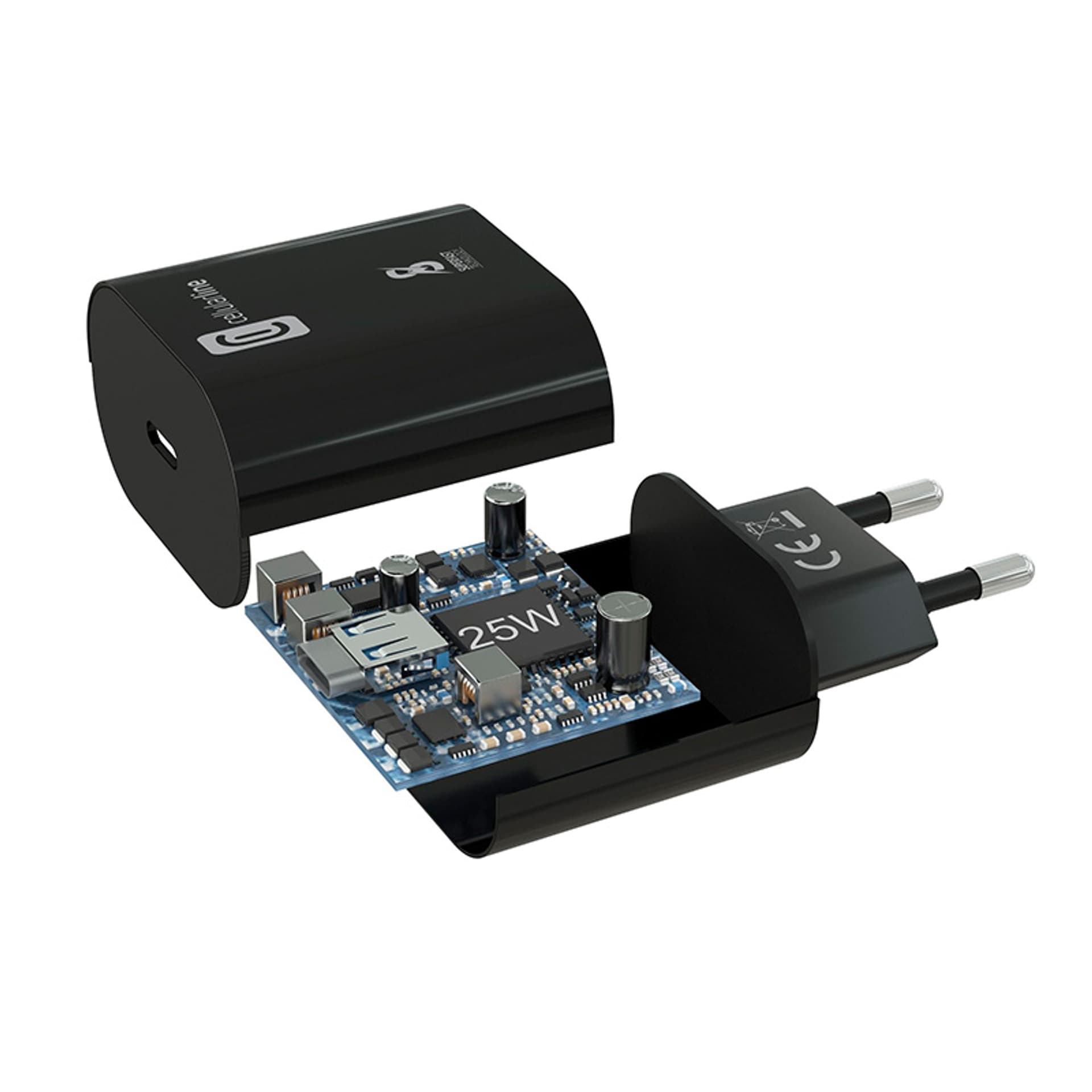 

Cellularline - Ładowarka sieciowa USB-C Super Fast Charger 25W (Designed for Samsung) (czarny)