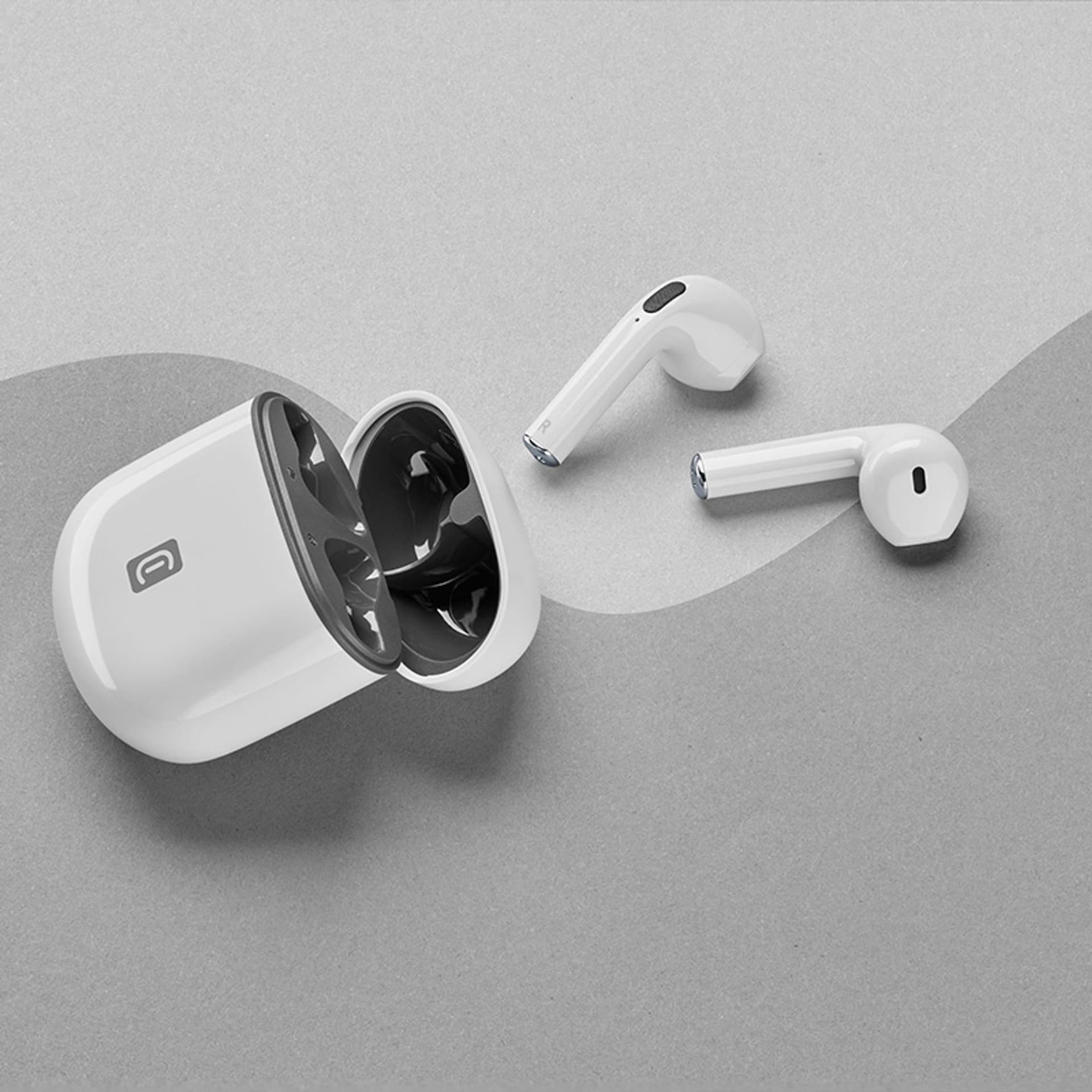 

Cellularline Style Color - Bezprzewodowe słuchawki Bluetooth V5.3 TWS z etui ładującym (biały)