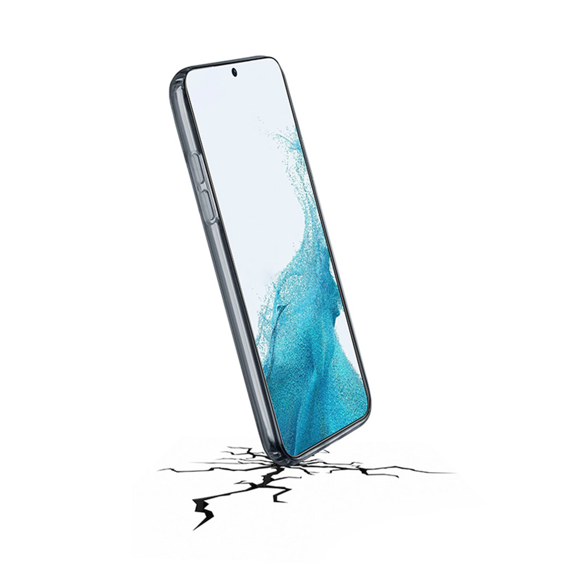 

Cellularline Clear Strong - Etui Samsung Galaxy S23 z ochroną antybakteryjną (przezroczysty)