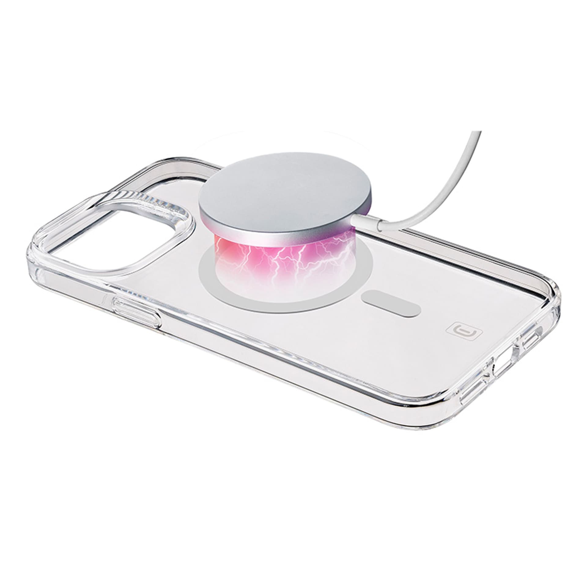 

Cellularline Gloss Mag - Etui iPhone 15 MagSafe (przezroczysty)